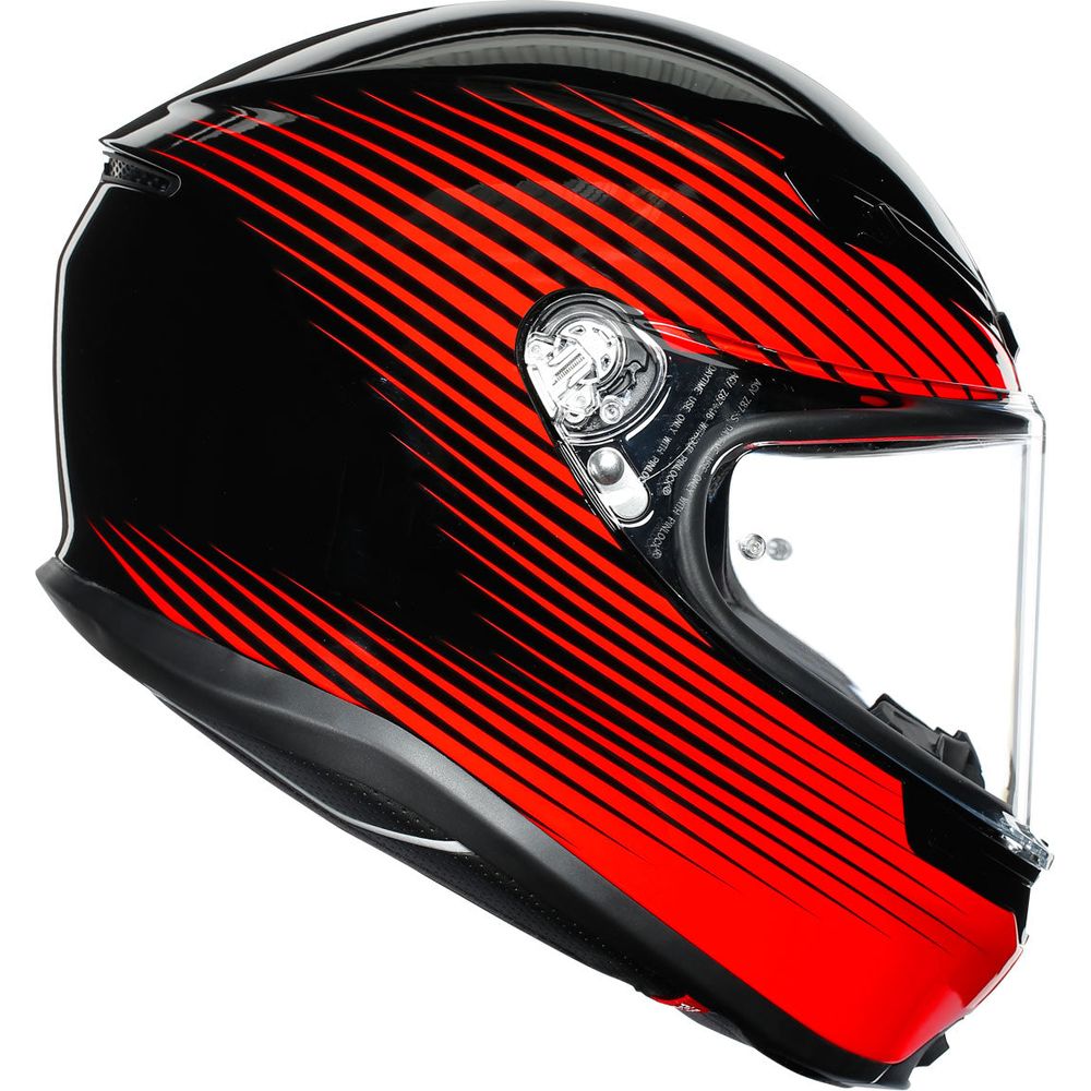 AGV K6 Rush Black / Red
