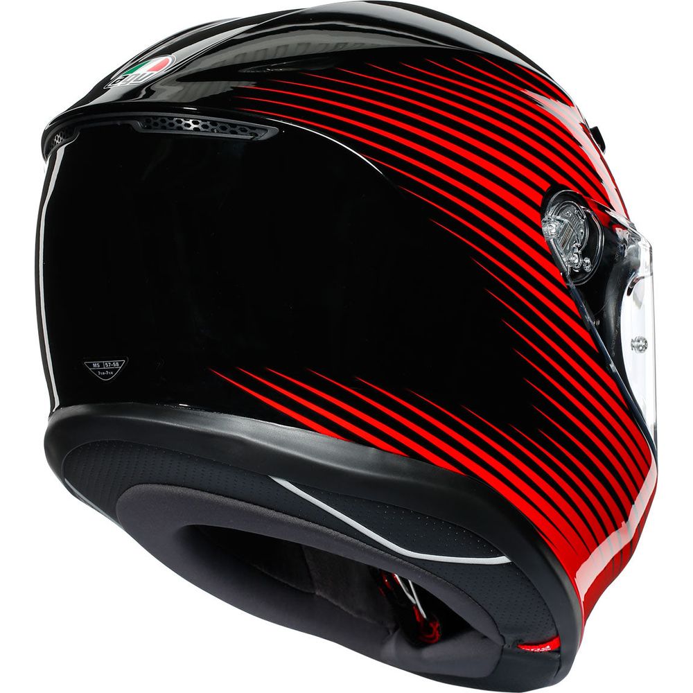 AGV K6 Rush Black / Red