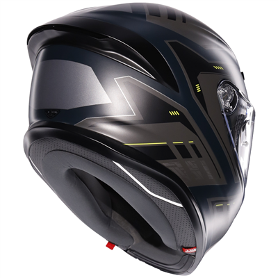 AGV K6-S Enhance Matt Grey / Fluo Yellow
