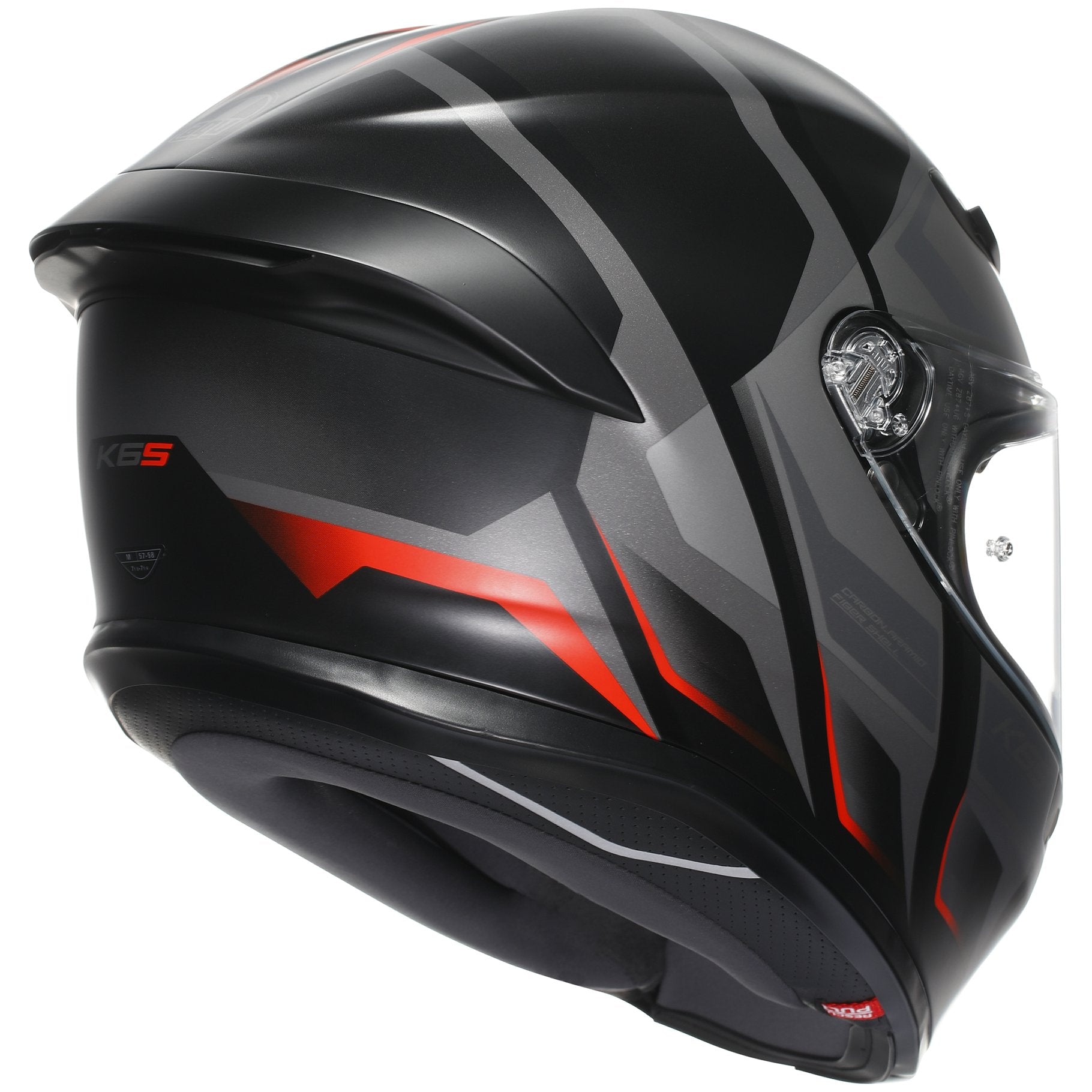 AGV K6-S Karve Black / Grey / Red