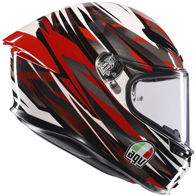 AGV K6-S Reeval White / Red / Grey