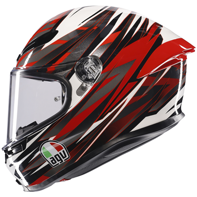 AGV K6-S Reeval White / Red / Grey
