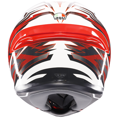 AGV K6-S Reeval White / Red / Grey
