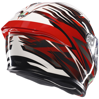 AGV K6-S Reeval White / Red / Grey