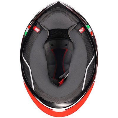 AGV K6-S Reeval White / Red / Grey