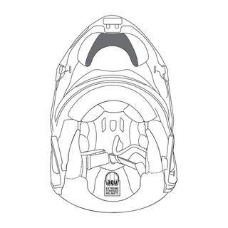 AGV Sports Modular Summer Wind Protector Black