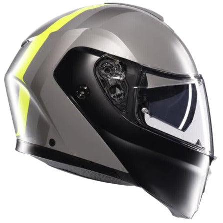 AGV Streetmodular Resia Grey / Black / Fluo Yellow