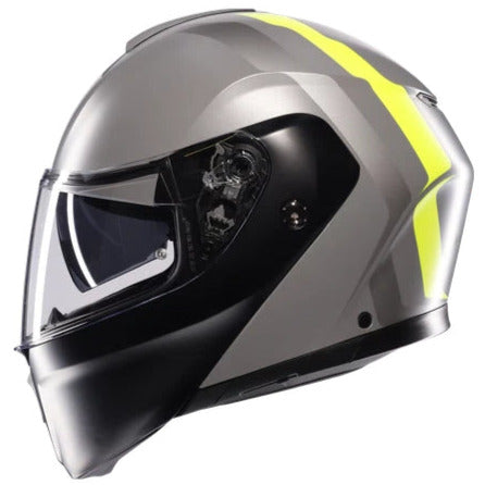 AGV Streetmodular Resia Grey / Black / Fluo Yellow