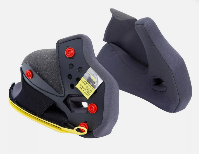 AGV Tour Modular Cheek Pads Grey FREE UK Delivery, 365 Day Returns