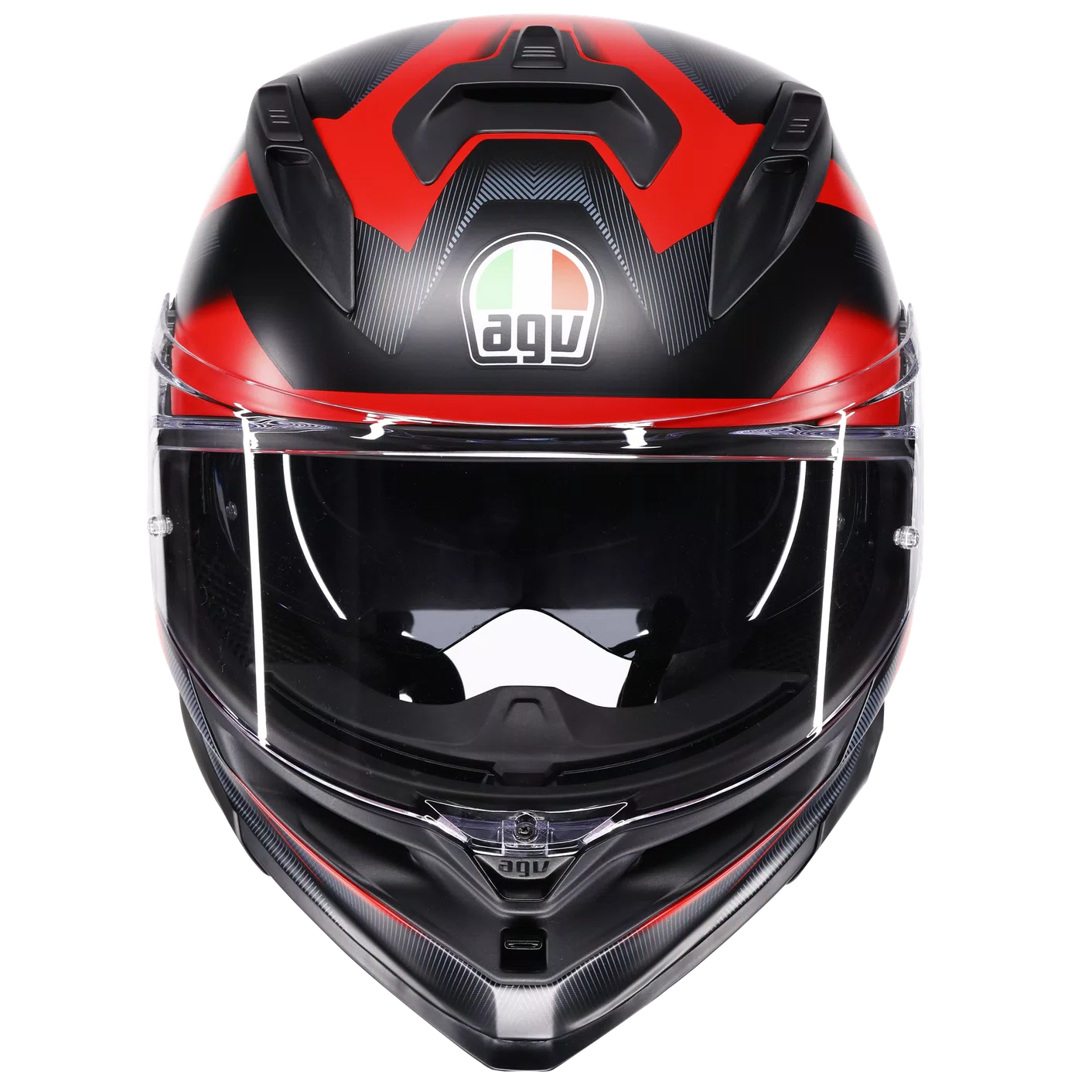 AGV K7 Glimpse Matt Black / Red