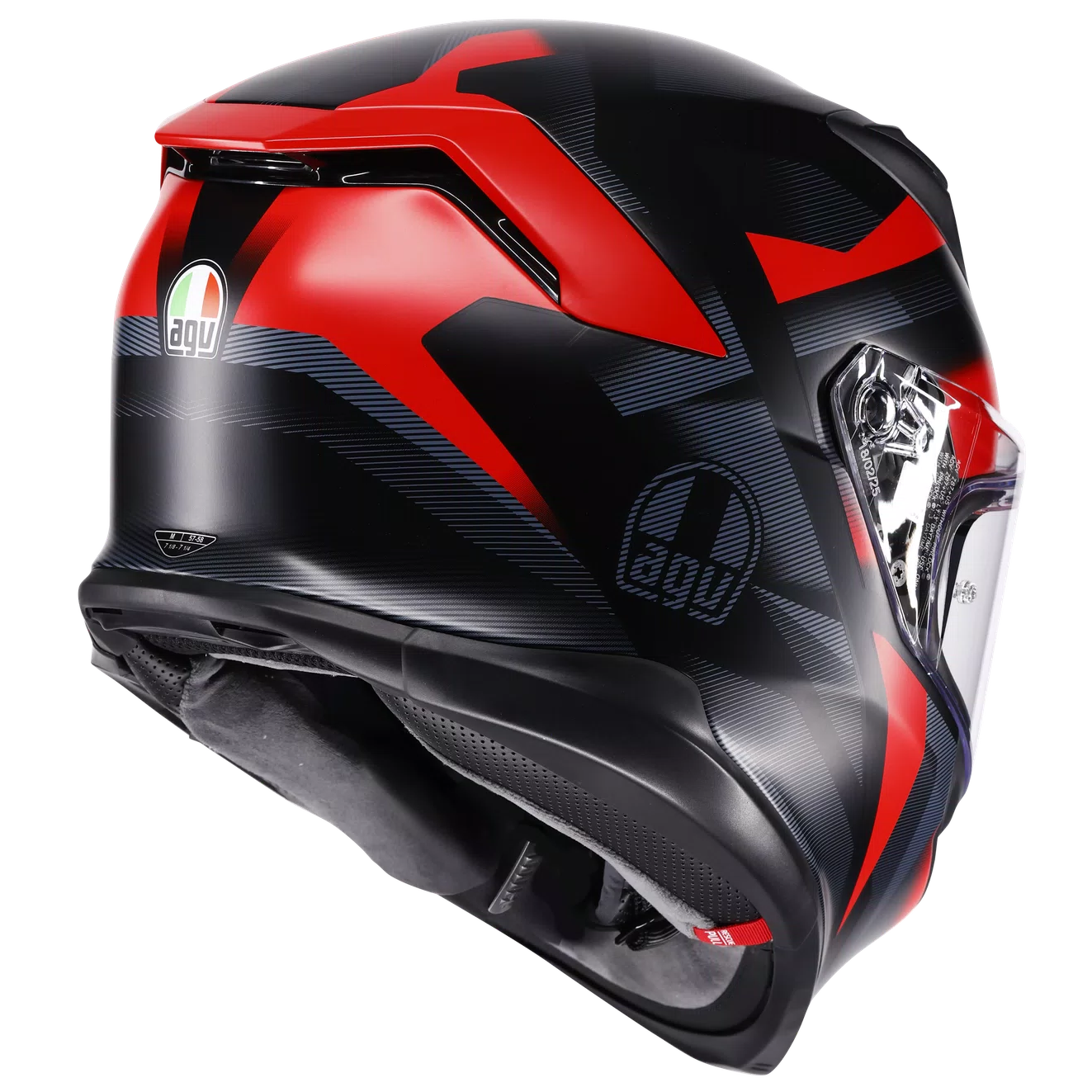 AGV K7 Glimpse Matt Black / Red