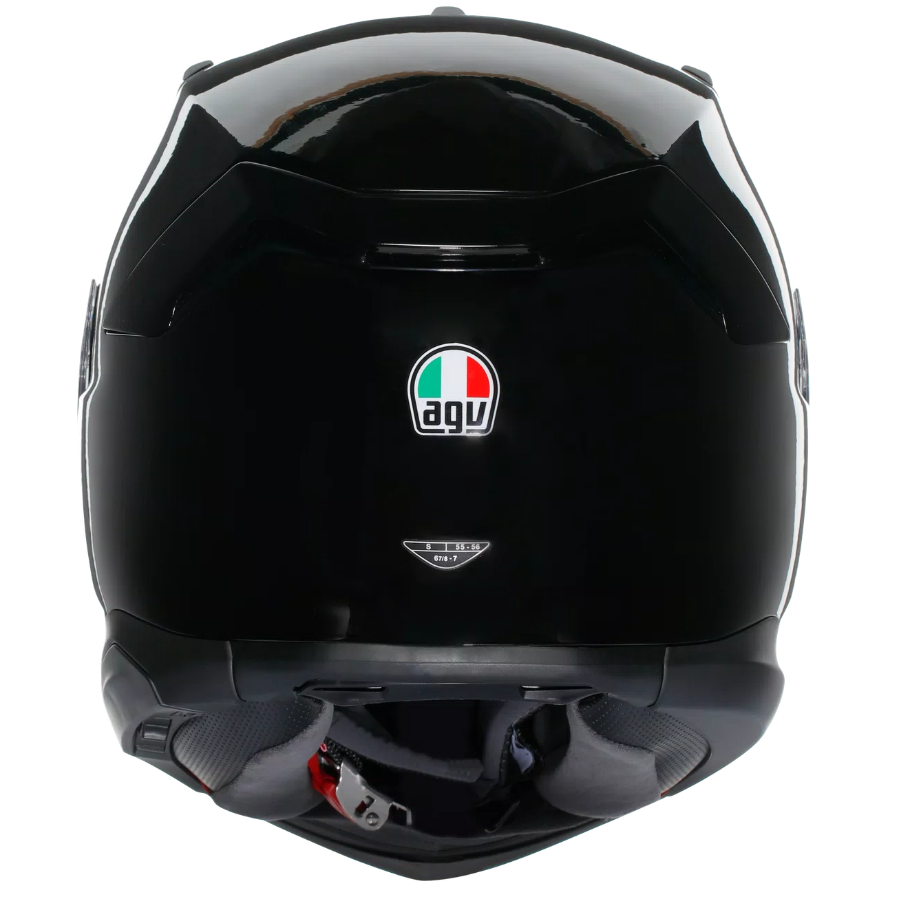 AGV K7 Solid Gloss Black