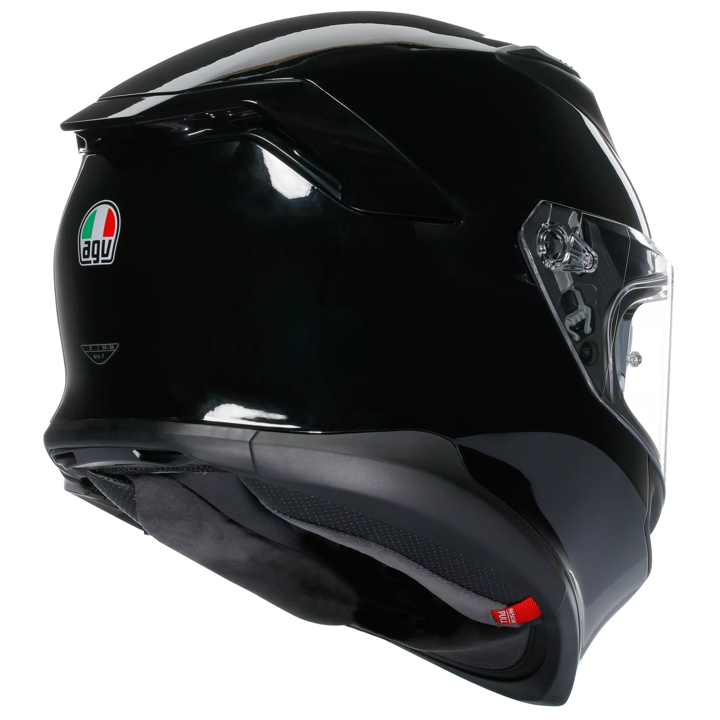 AGV K7 Solid Gloss Black