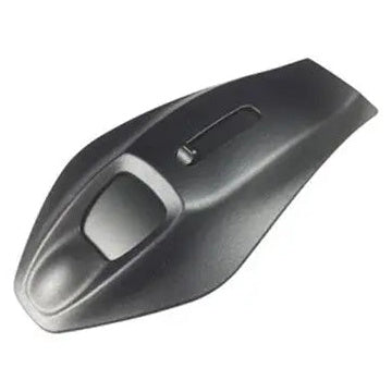 Arai Chaser-X Dual Flow Front Duct Frost Black – front duct angled view