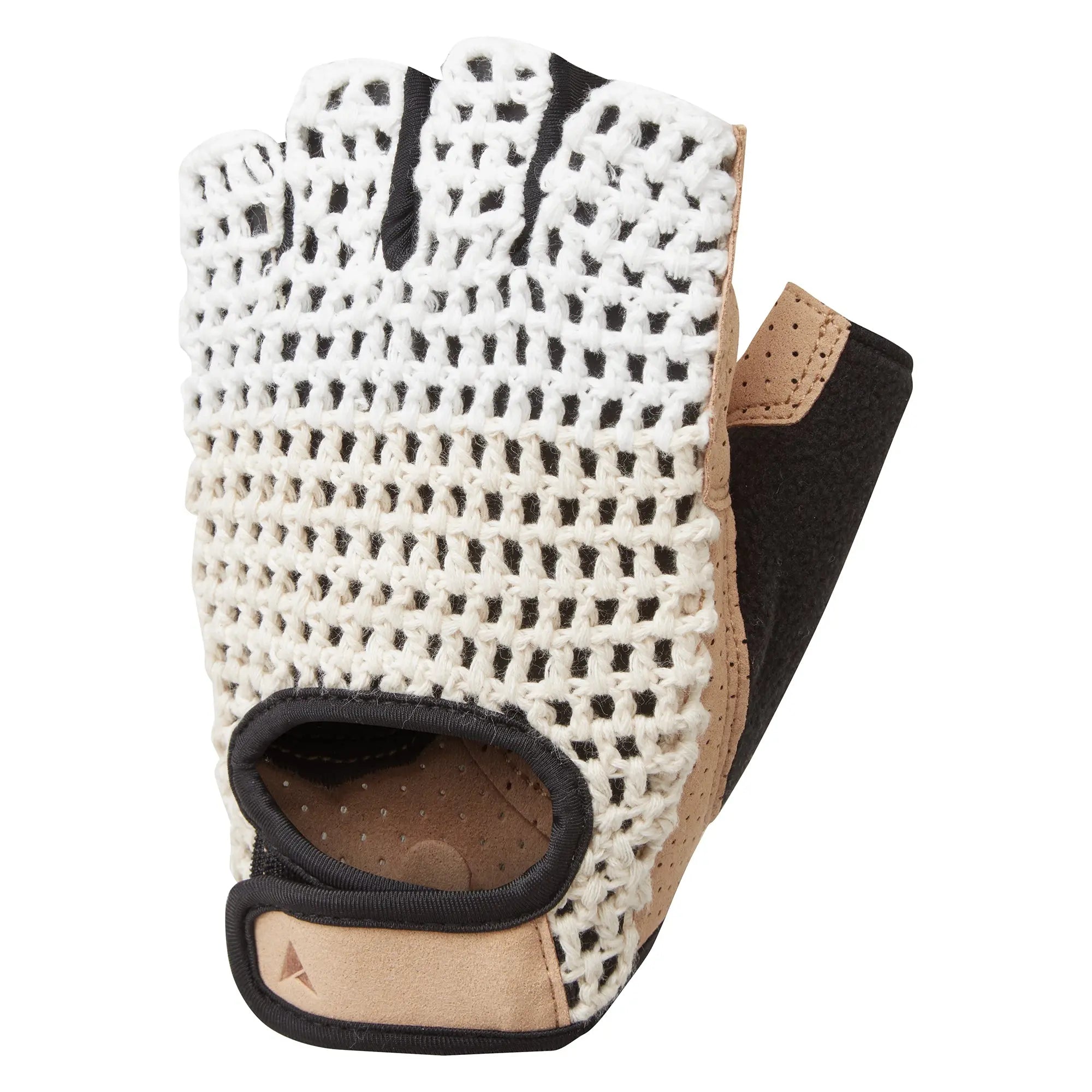 Altura Crochet Unisex Cycling Mitts Cream / Tan - FREE UK Shipping, FREE 365 Day Returns | Moto Central