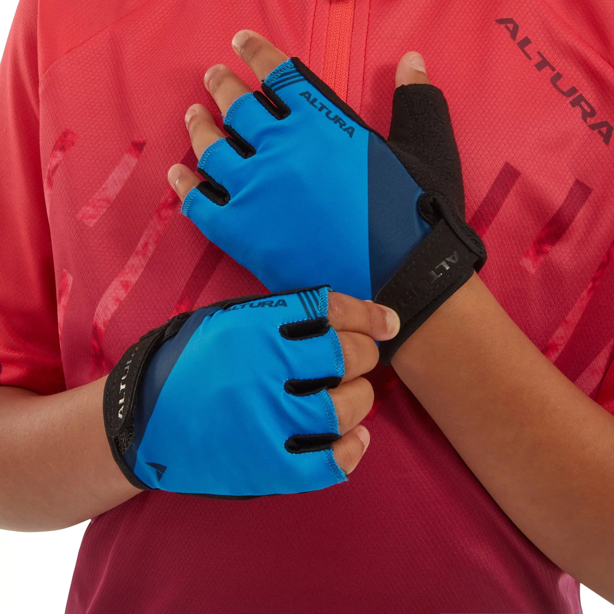 Altura Airstream Cycling Kids Mitts Blue - FREE UK Shipping, FREE 365 Day Returns | Moto Central