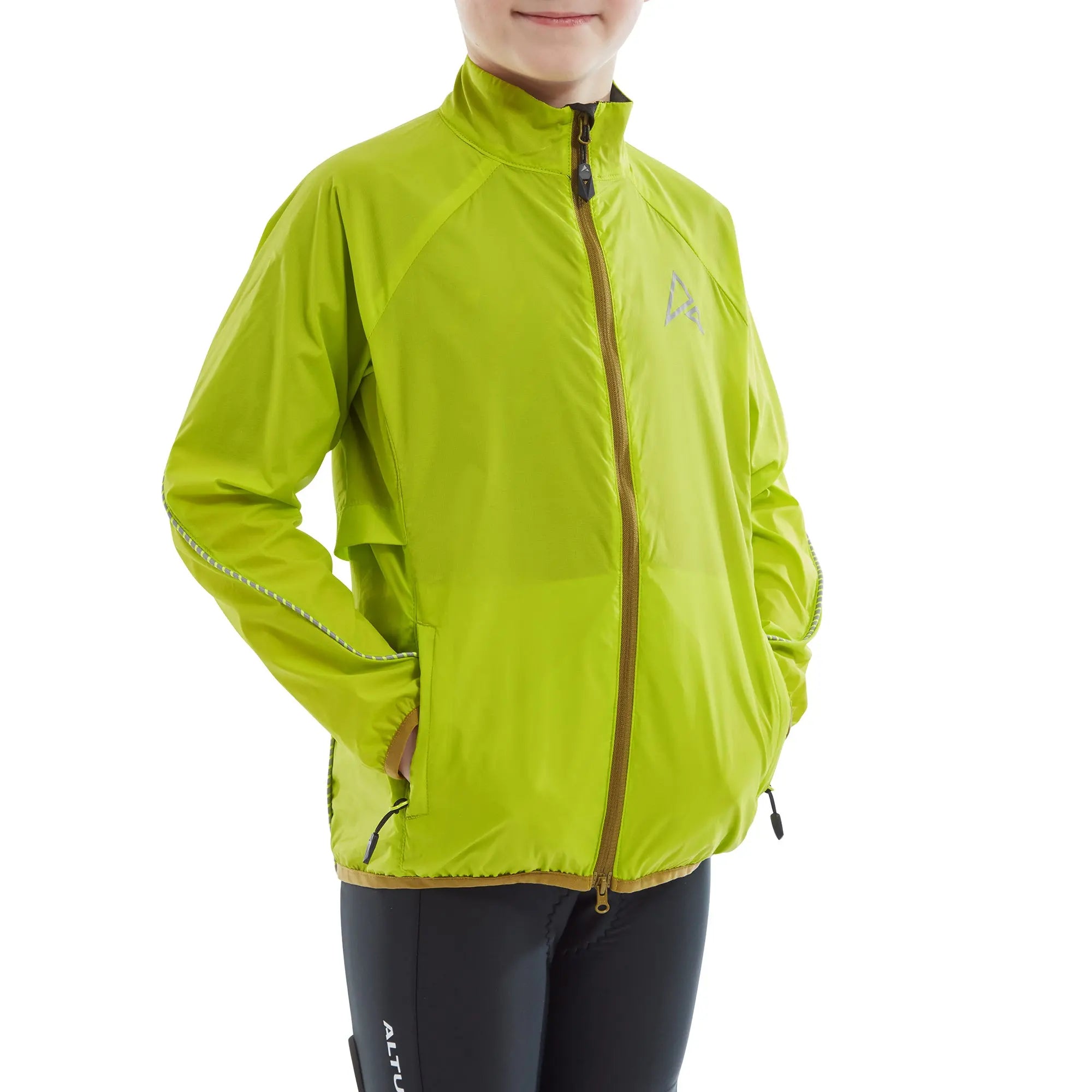Altura Airstream Kids Jacket Lime - FREE UK Shipping, FREE 365 Day Returns | Moto Central