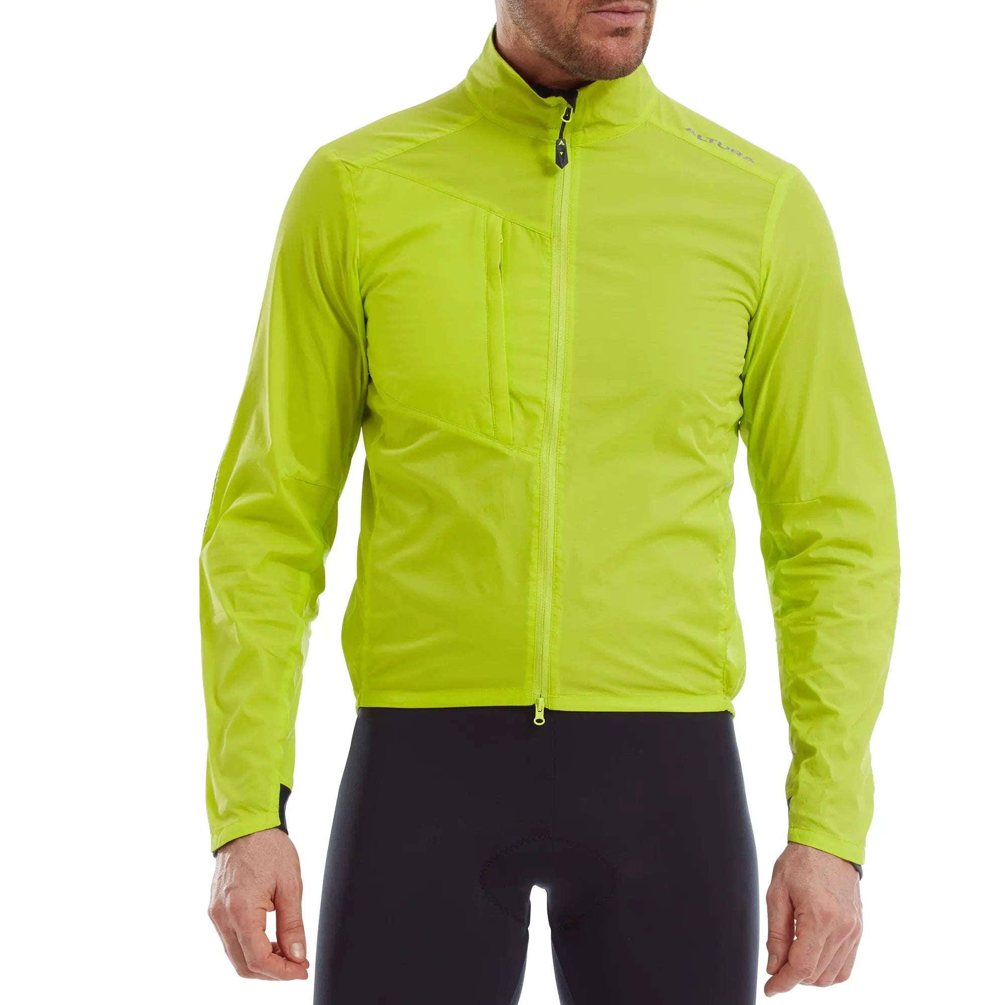 Altura Airstream Windproof Jacket Lime - FREE UK Shipping, FREE 365 Day Returns | Moto Central