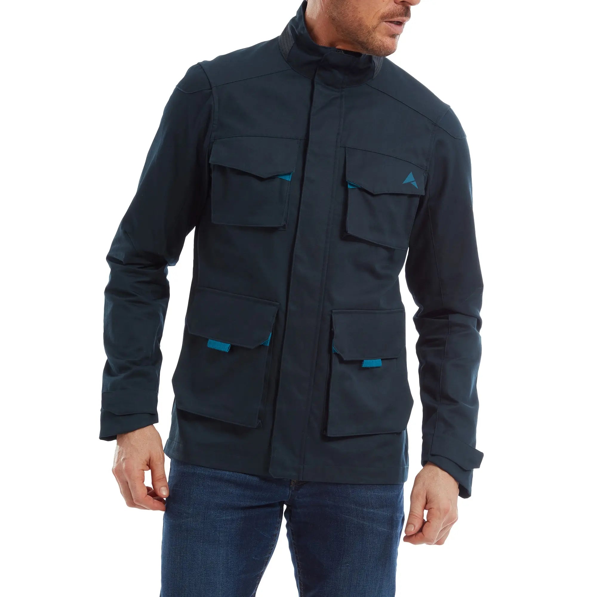 Altura Grid Field Jacket Navy - FREE UK Shipping, FREE 365 Day Returns | Moto Central