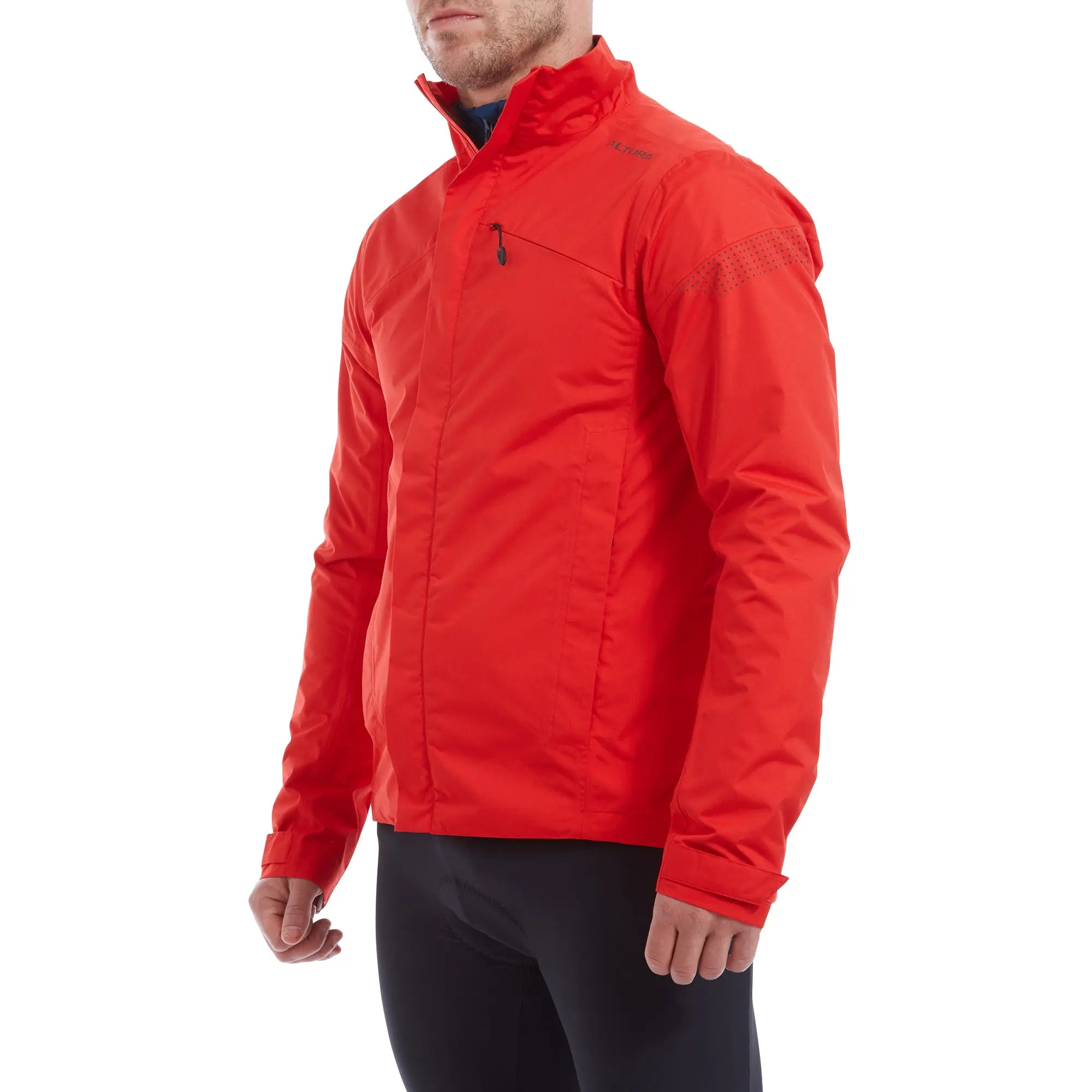 Altura Nightvision Nevis Waterproof Cycling Jacket Red - FREE UK Shipping, FREE 365 Day Returns | Moto Central