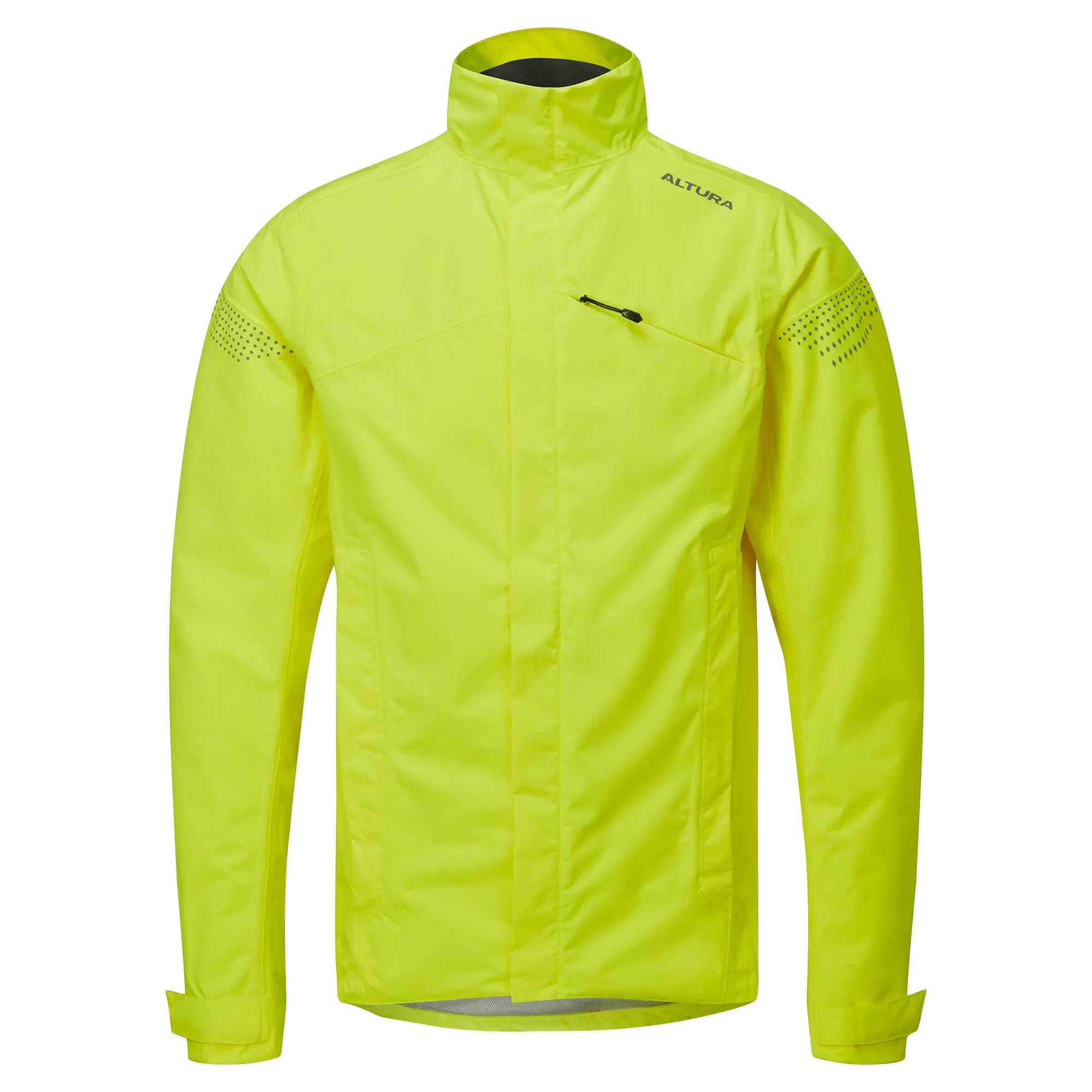 Altura Nightvision Nevis Waterproof Cycling Jacket Yellow - FREE UK Shipping, FREE 365 Day Returns | Moto Central