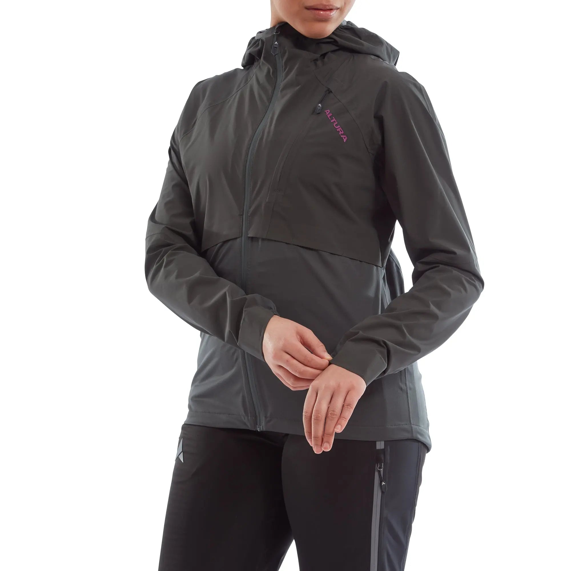Altura Esker Waterproof Packable Ladies Jacket Carbon - FREE UK Shipping, FREE 365 Day Returns | Moto Central