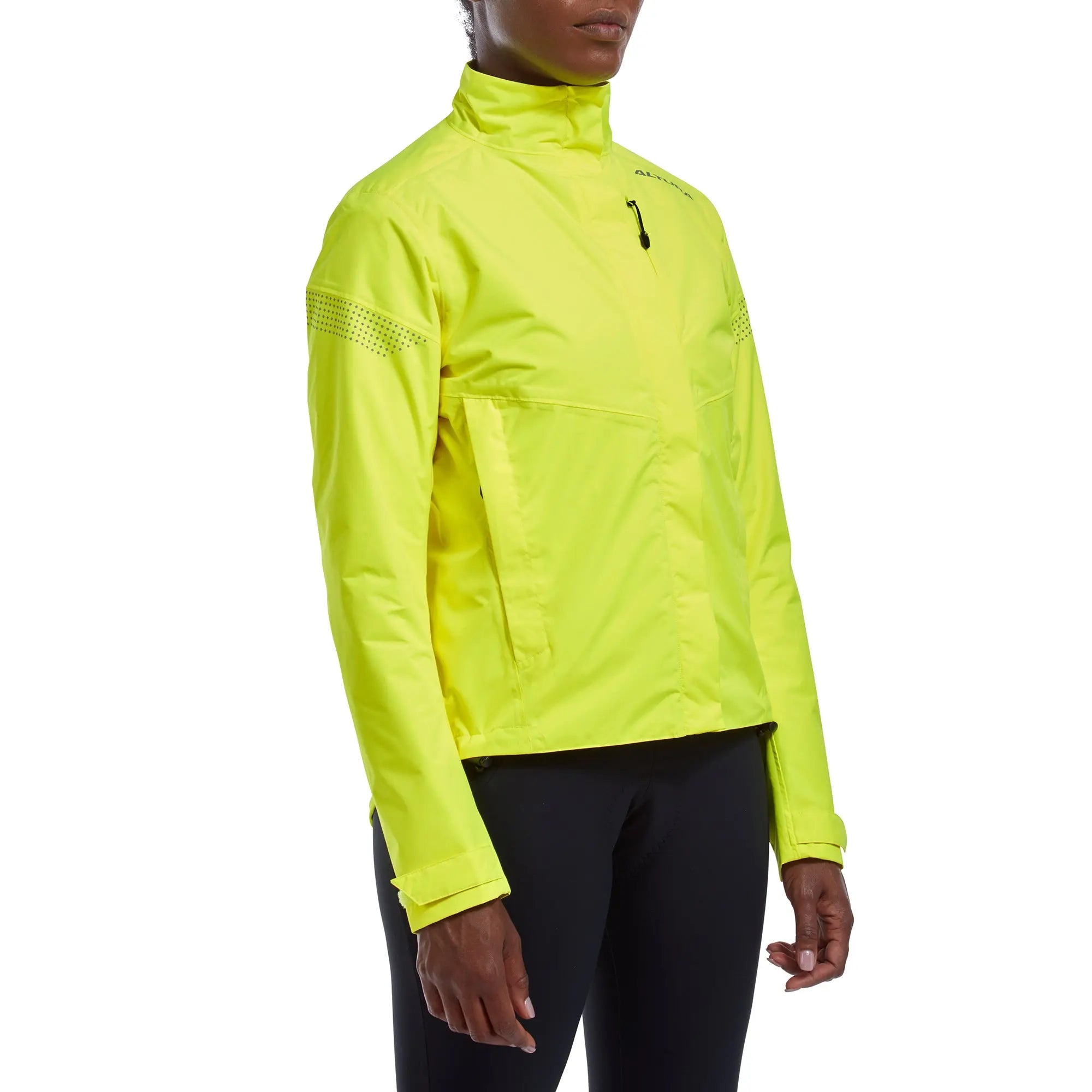 Altura Nightvision Nevis Waterproof Cycling Ladies Jacket Yellow - FREE UK Shipping, FREE 365 Day Returns | Moto Central