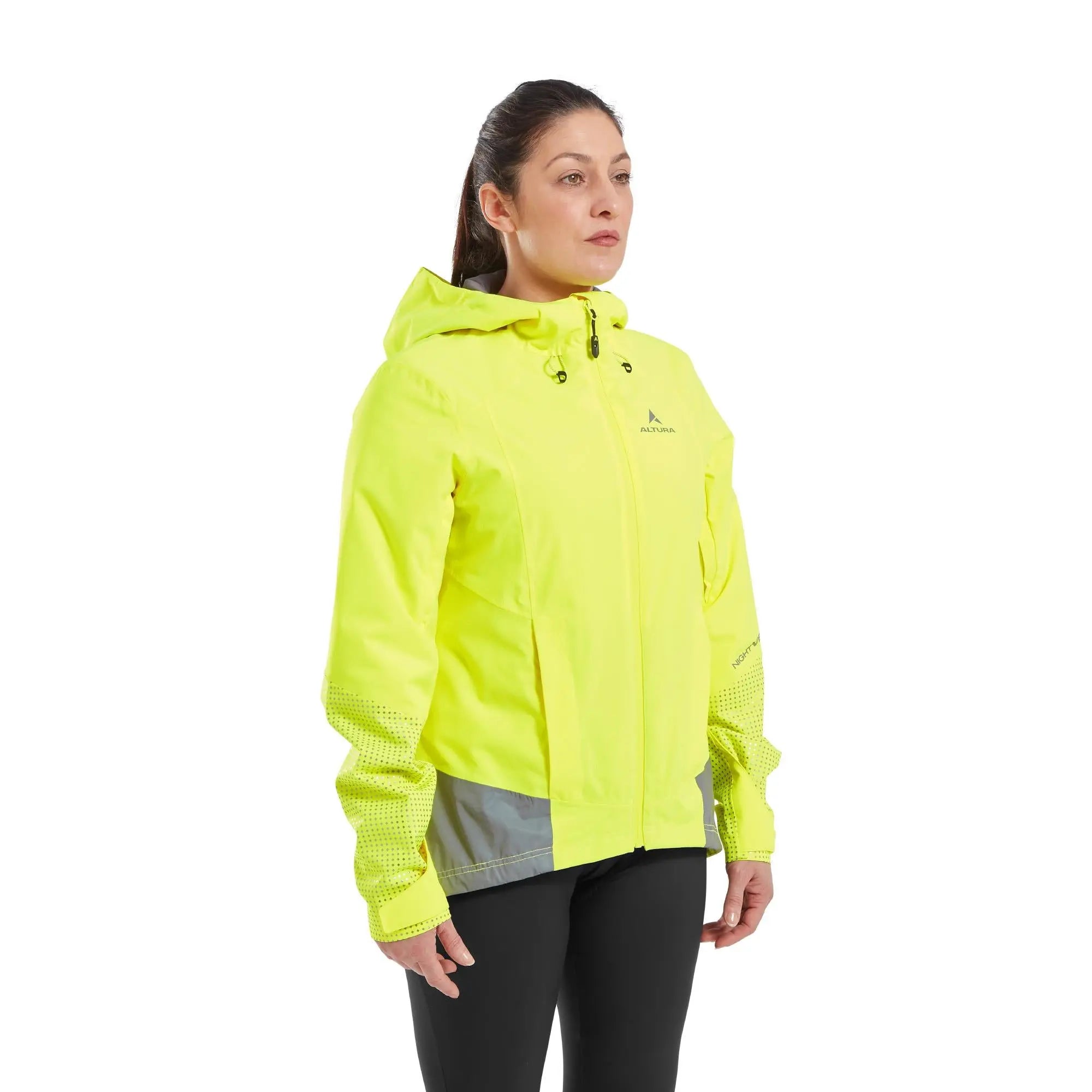 Altura Night Vision Typhoon Insulated Ladies Jacket Yellow - FREE UK Shipping, FREE 365 Day Returns | Moto Central
