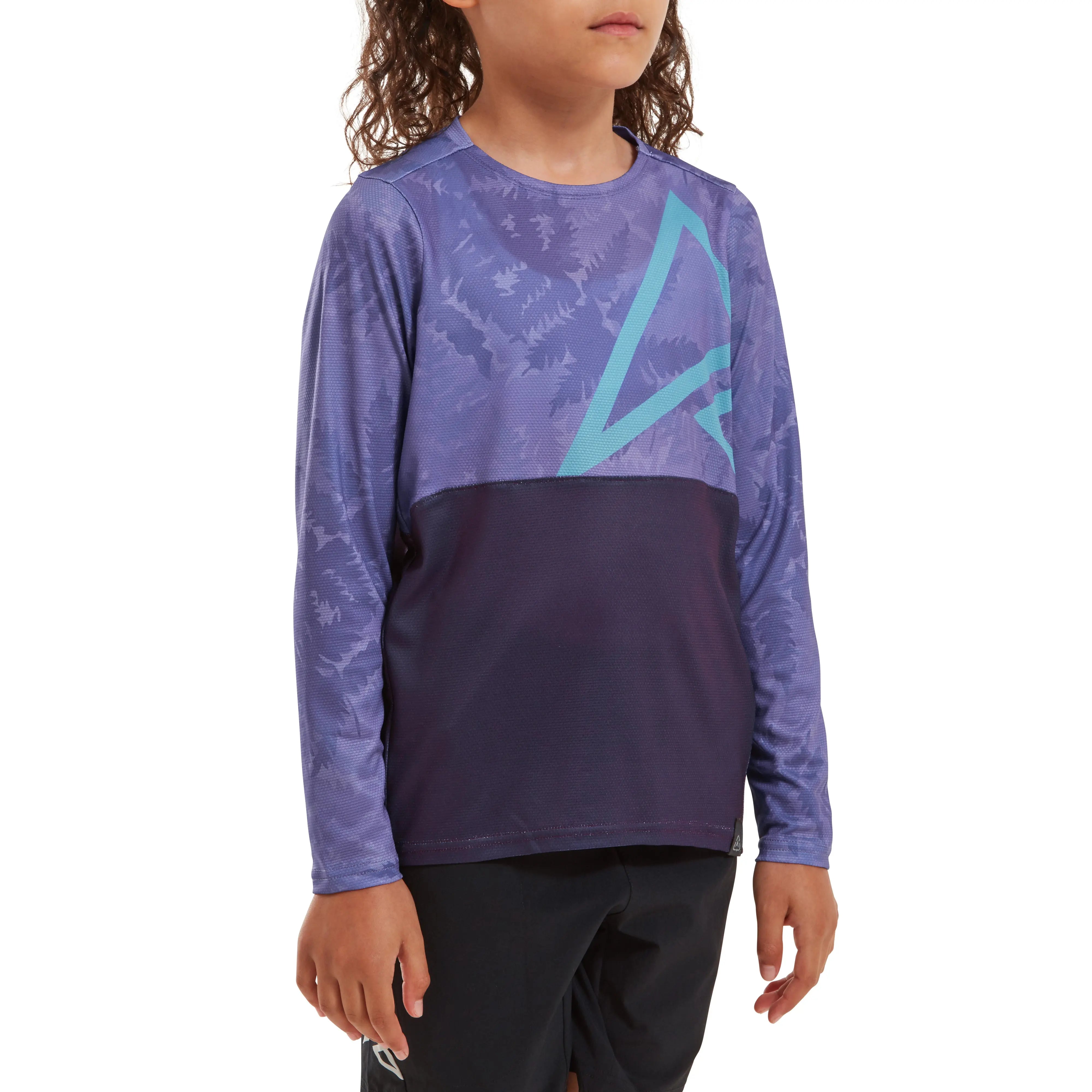 Altura Spark Light Weight Kids Long Sleeves Jersey Purple - FREE UK Shipping, FREE 365 Day Returns | Moto Central