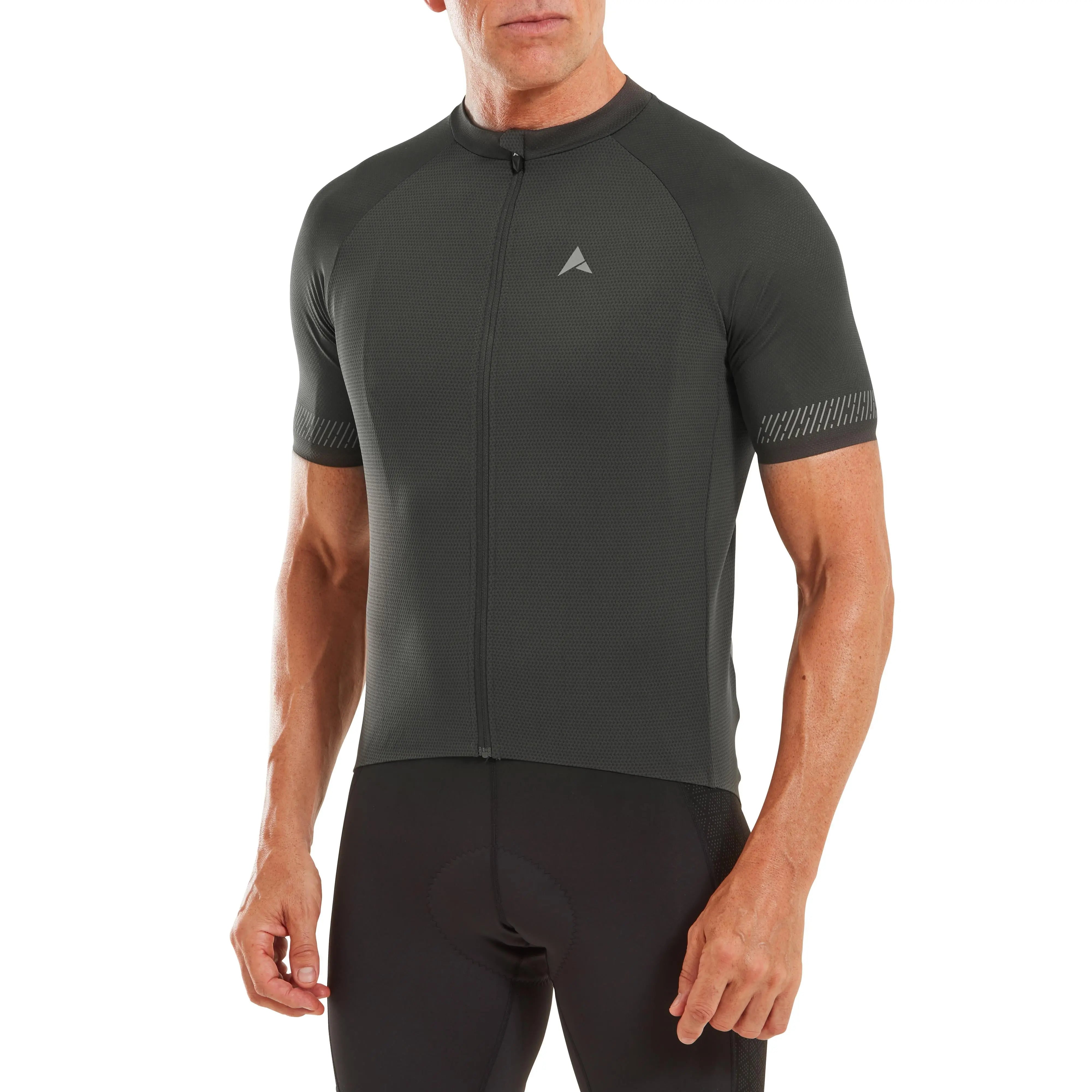 Altura Endurance Short Sleeves Cycling Jersey SS23 Carbon - FREE UK Shipping, FREE 365 Day Returns | Moto Central