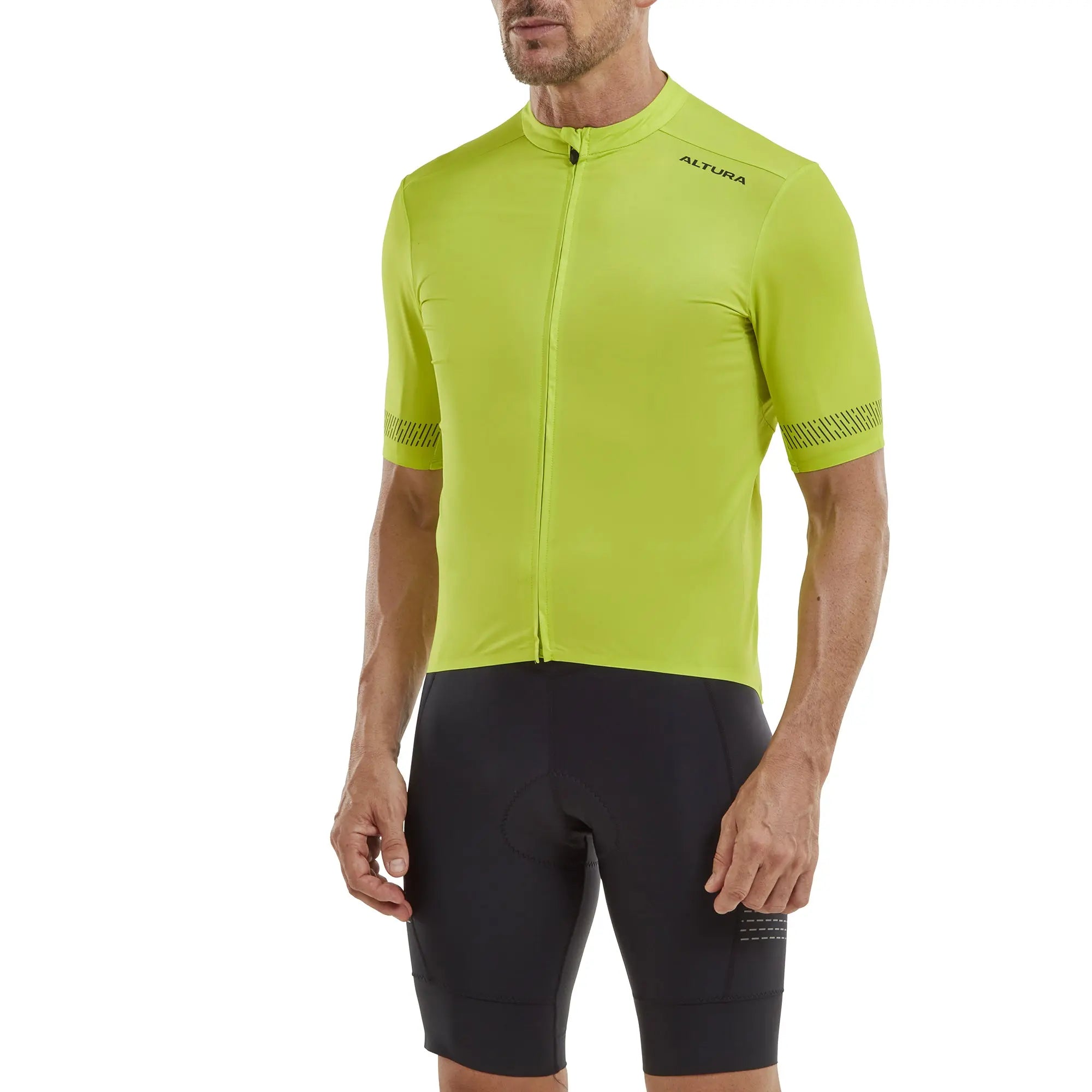 Altura Icon Short Sleeves Cycling Jersey Green - FREE UK Shipping, FREE 365 Day Returns | Moto Central
