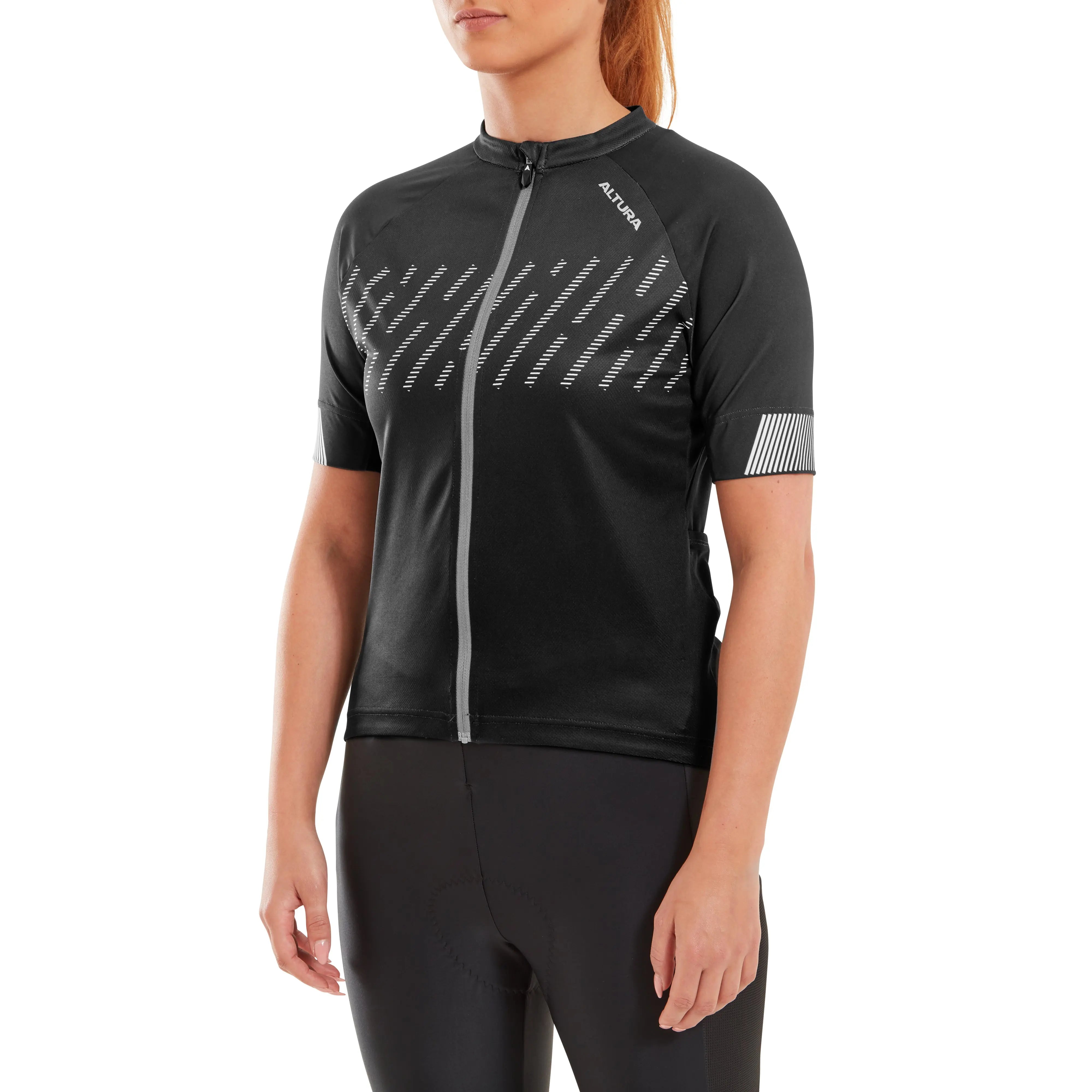 Altura Airstream Short Sleeves Ladies Jersey Black - FREE UK Shipping, FREE 365 Day Returns | Moto Central