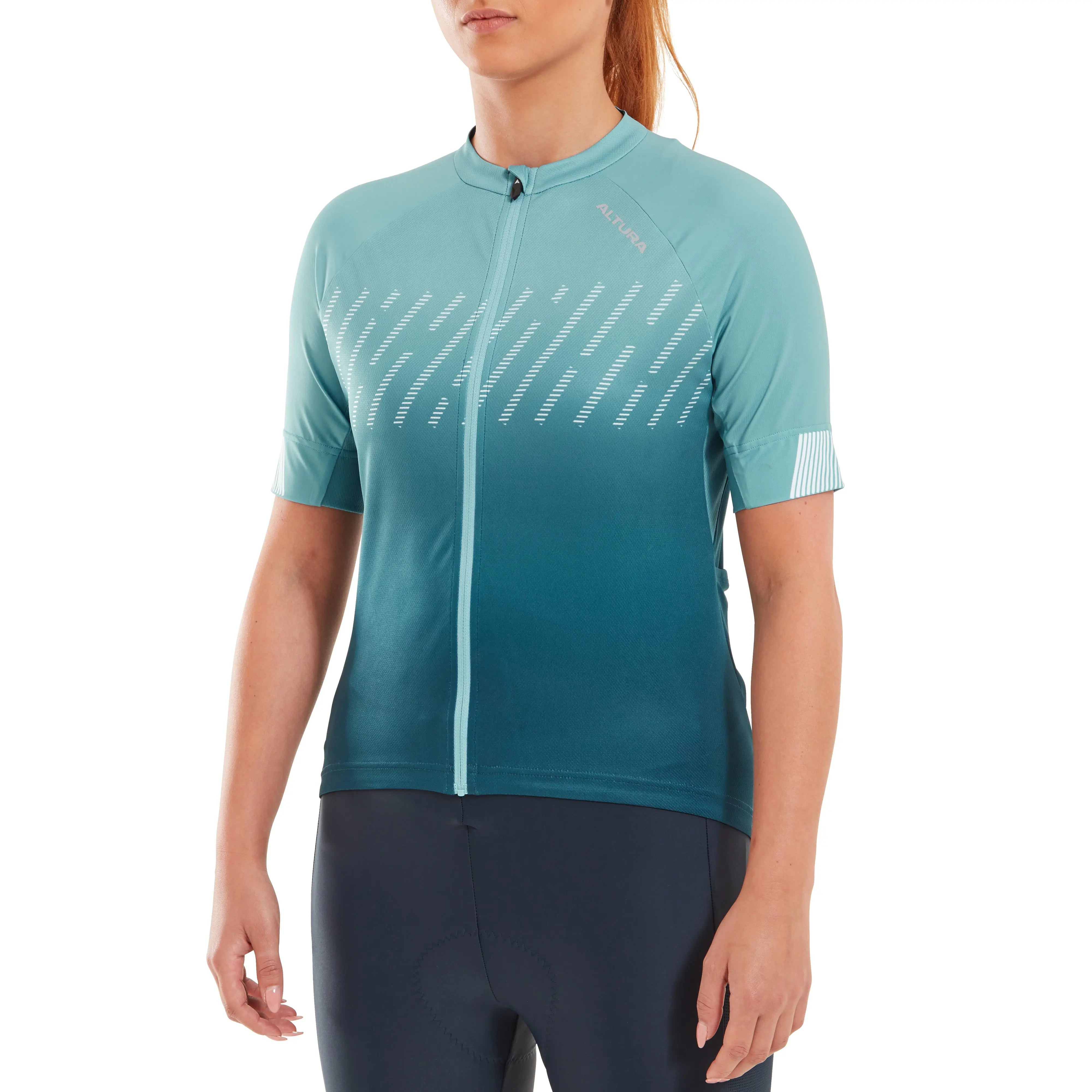 Altura Airstream Short Sleeves Ladies Jersey Blue - FREE UK Shipping, FREE 365 Day Returns | Moto Central