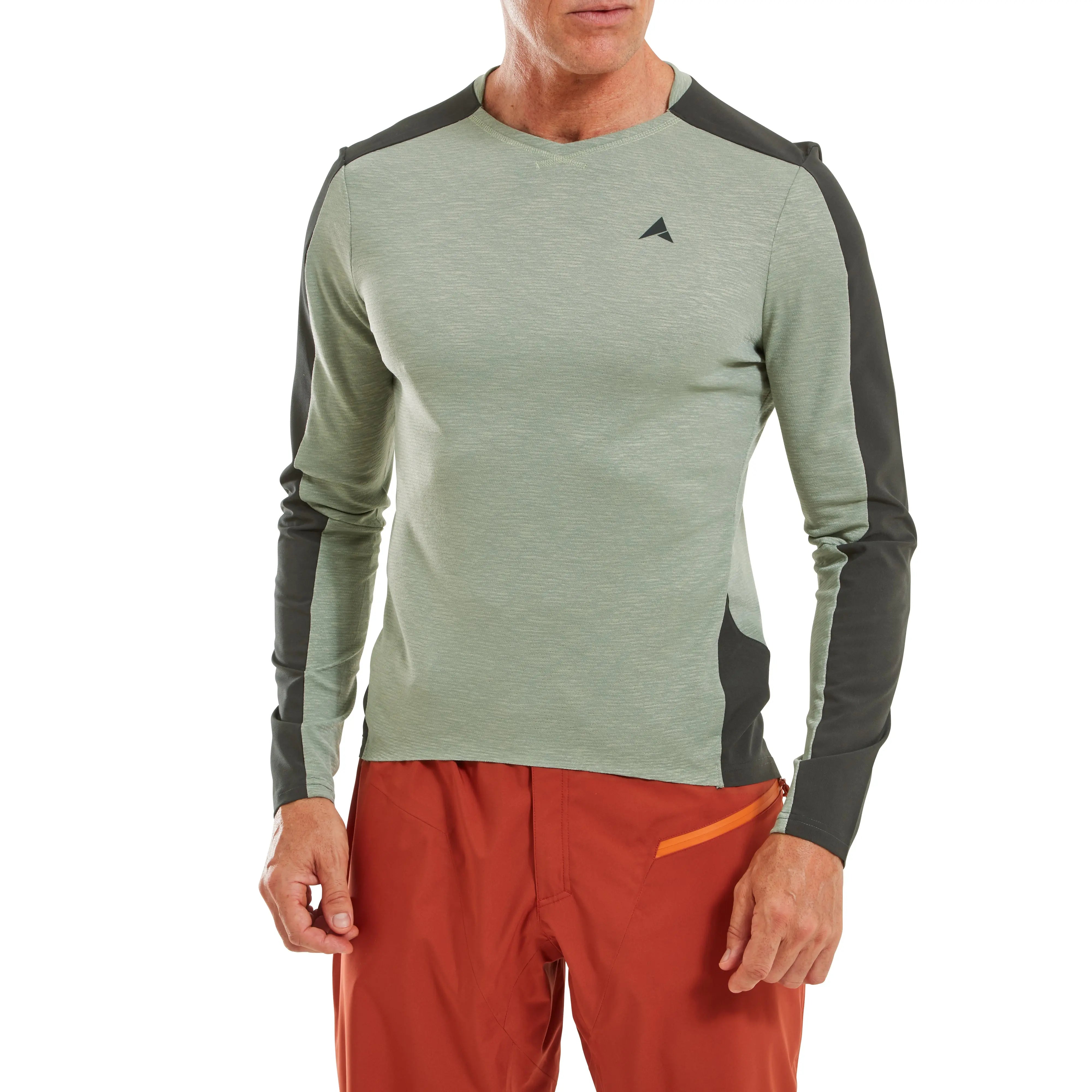 Altura Ridge Performance Long Sleeves Jersey Stone - FREE UK Shipping, FREE 365 Day Returns | Moto Central