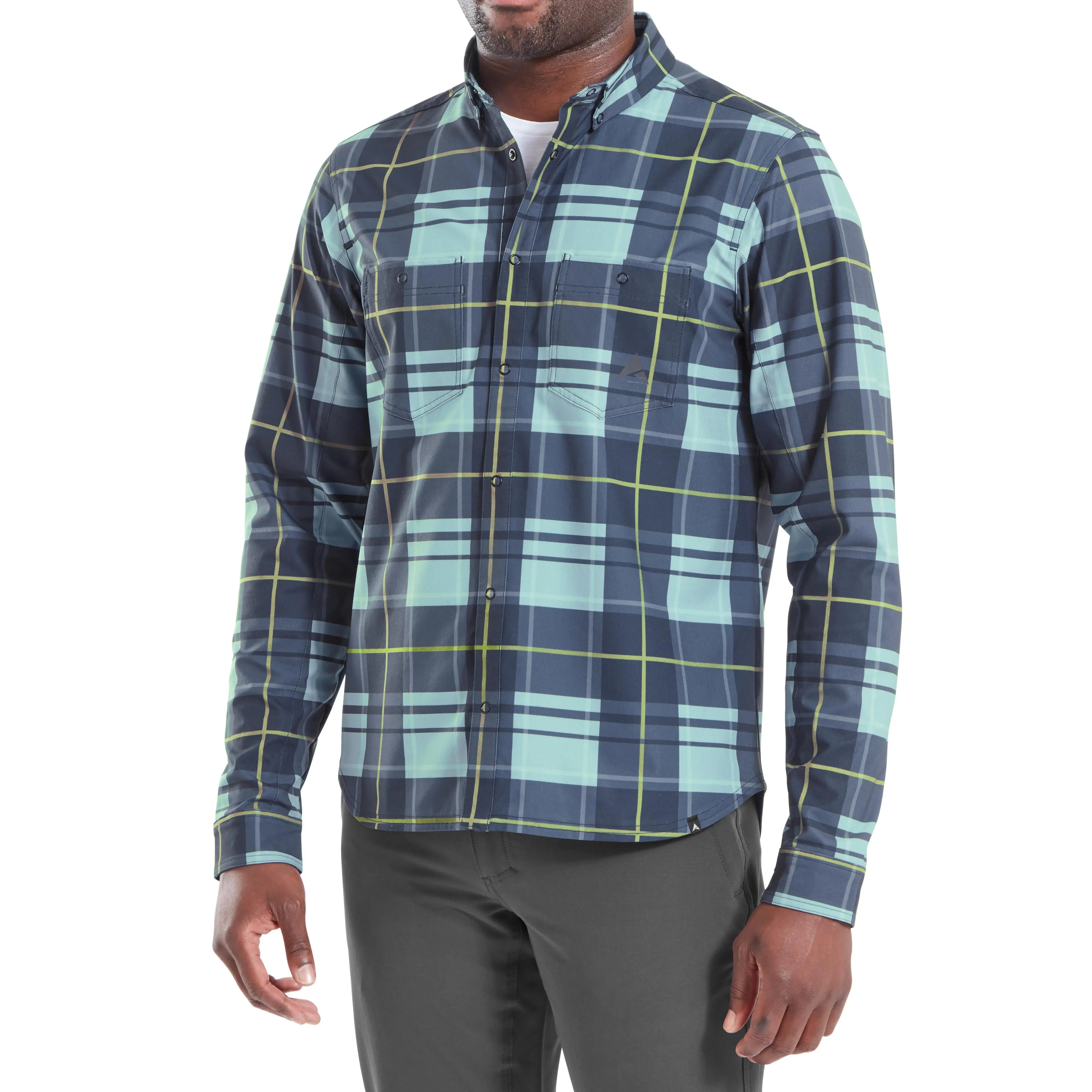 Altura All Roads Unisex Shirt Blue Check - FREE UK Shipping, FREE 365 Day Returns | Moto Central