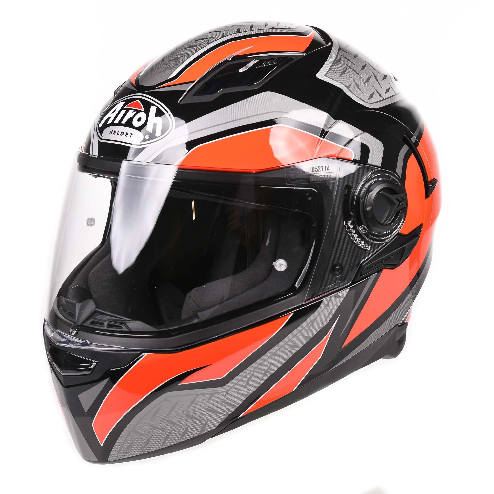 Airoh Movement S Full Face Helmet Steel Gloss Orange - FREE UK Shipping, FREE 365 Day Returns | Moto Central