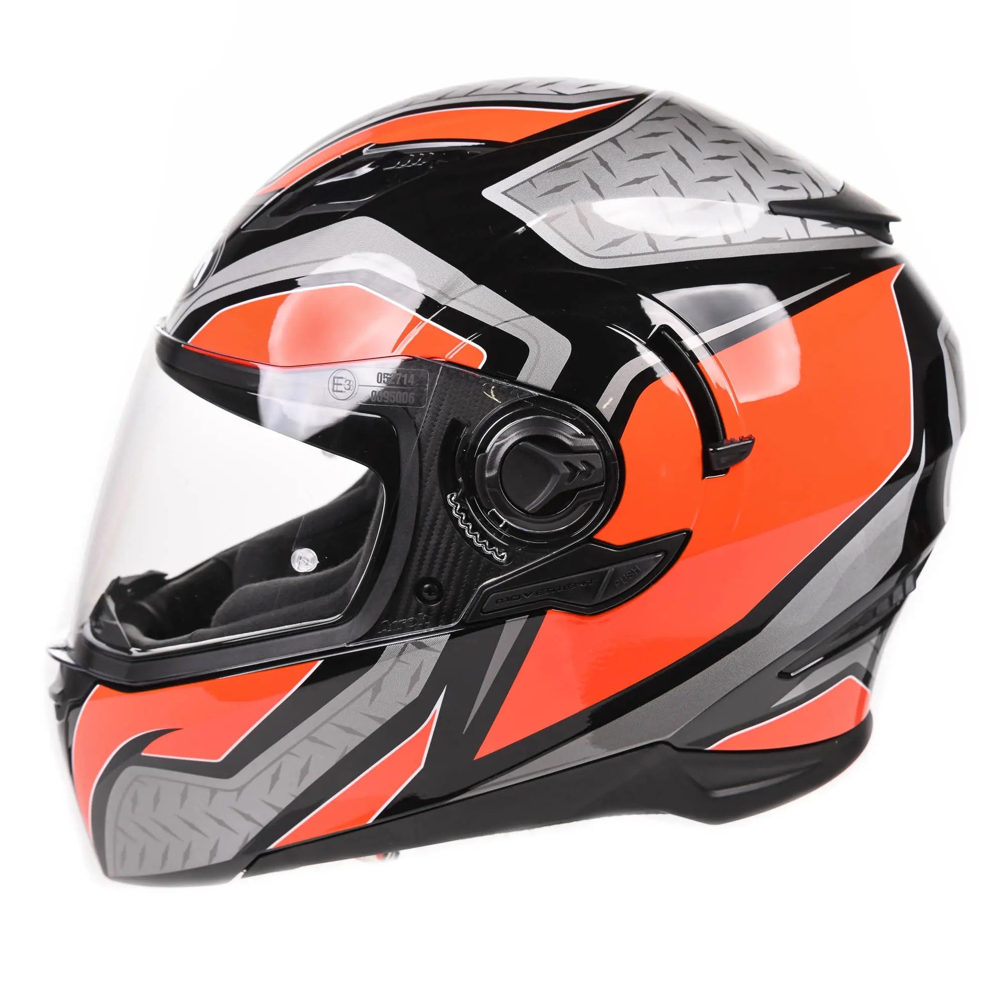 Airoh Movement S Full Face Helmet Steel Gloss Orange - FREE UK Shipping, FREE 365 Day Returns | Moto Central