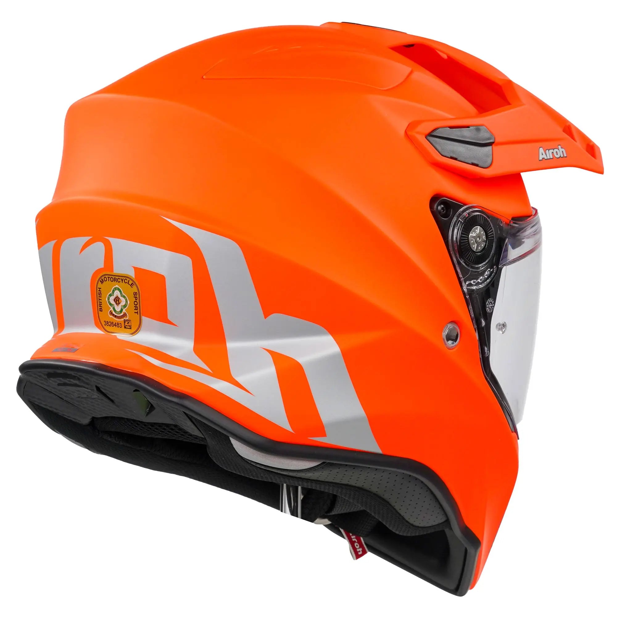 Airoh Commander Adventure Helmet Matt Fluo Orange - FREE UK Shipping, FREE 365 Day Returns | Moto Central