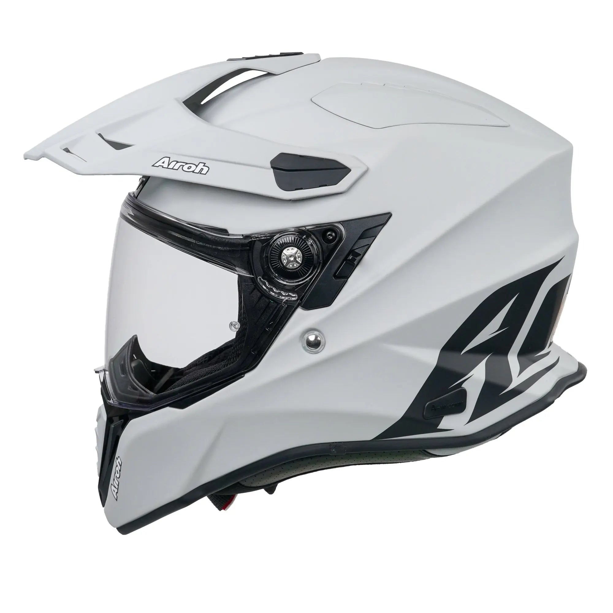 Airoh Commander Adventure Helmet Matt Concrete Grey - FREE UK Shipping, FREE 365 Day Returns | Moto Central