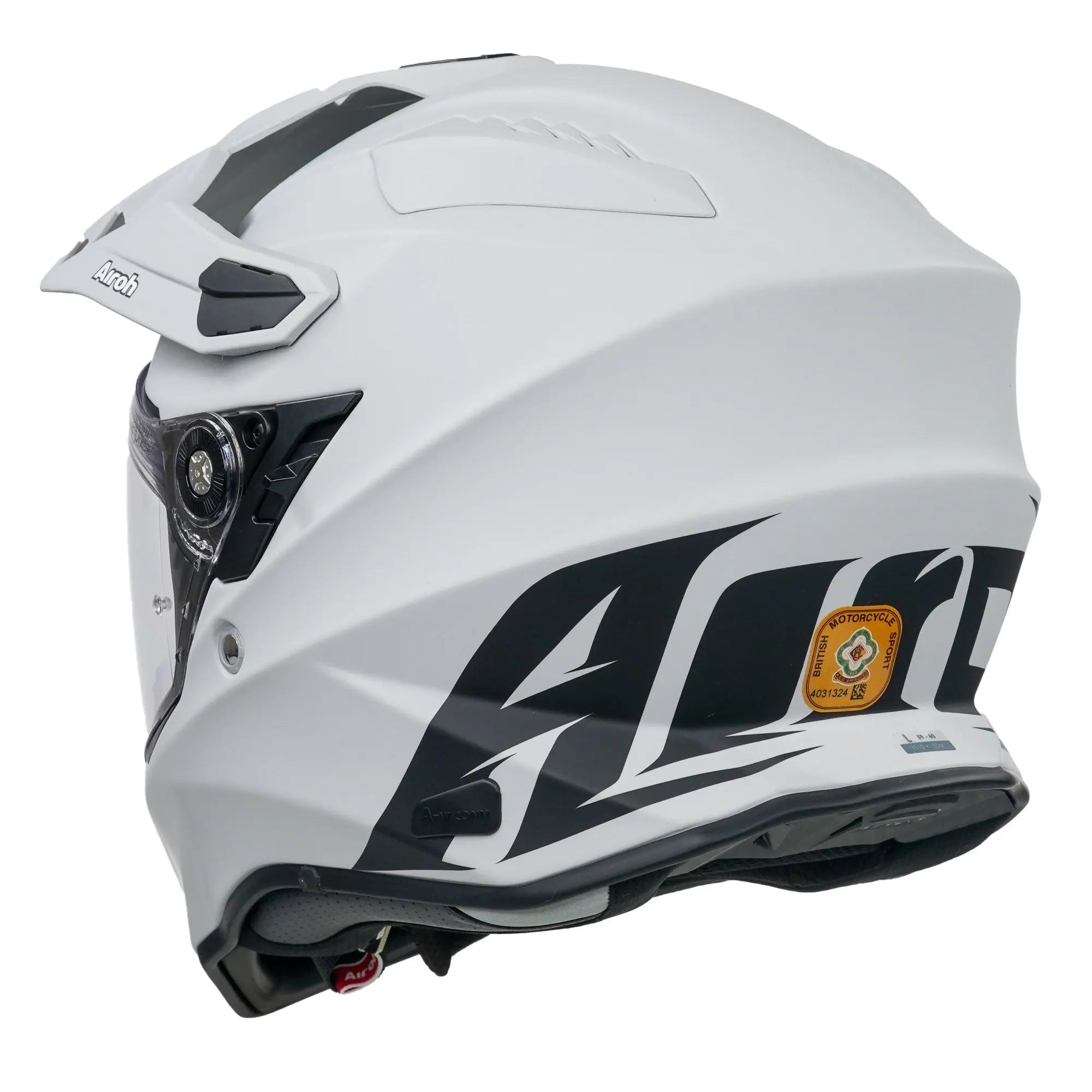 Airoh Commander Adventure Helmet Matt Concrete Grey - FREE UK Shipping, FREE 365 Day Returns | Moto Central