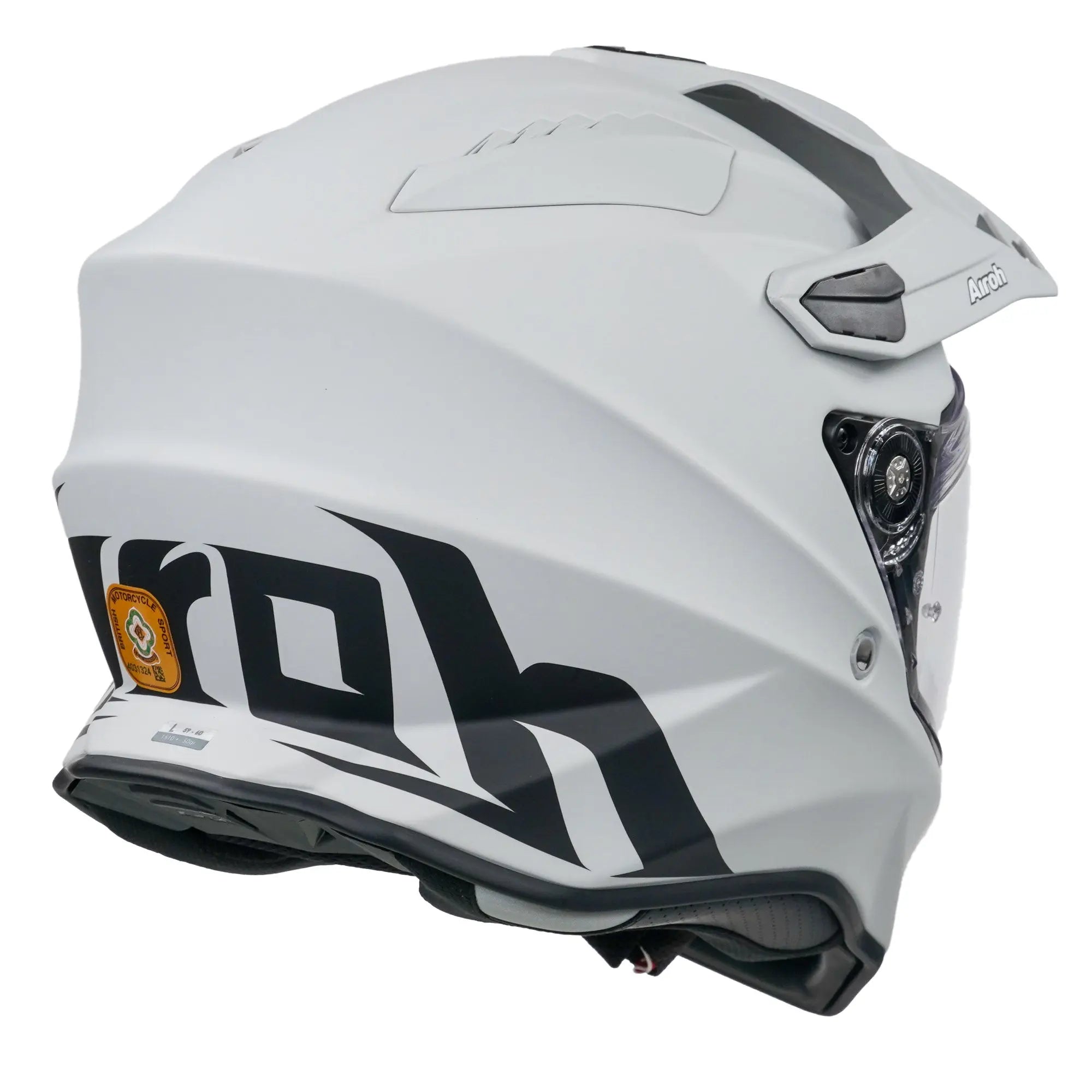 Airoh Commander Adventure Helmet Matt Concrete Grey - FREE UK Shipping, FREE 365 Day Returns | Moto Central
