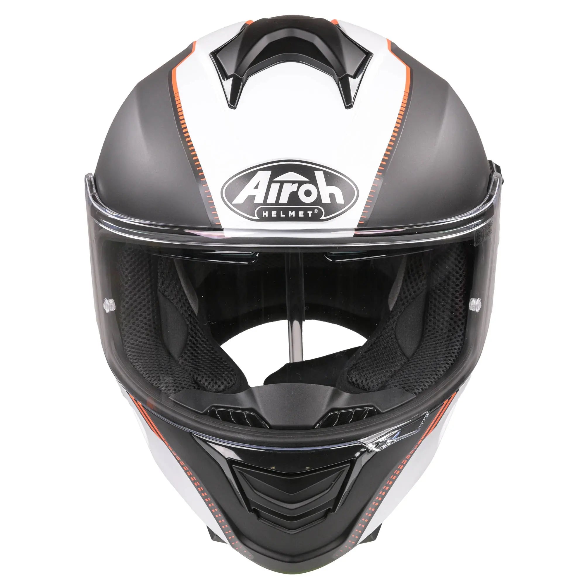 Airoh Spark Flow Full Face Helmet Matt Orange - FREE UK Shipping, FREE 365 Day Returns | Moto Central