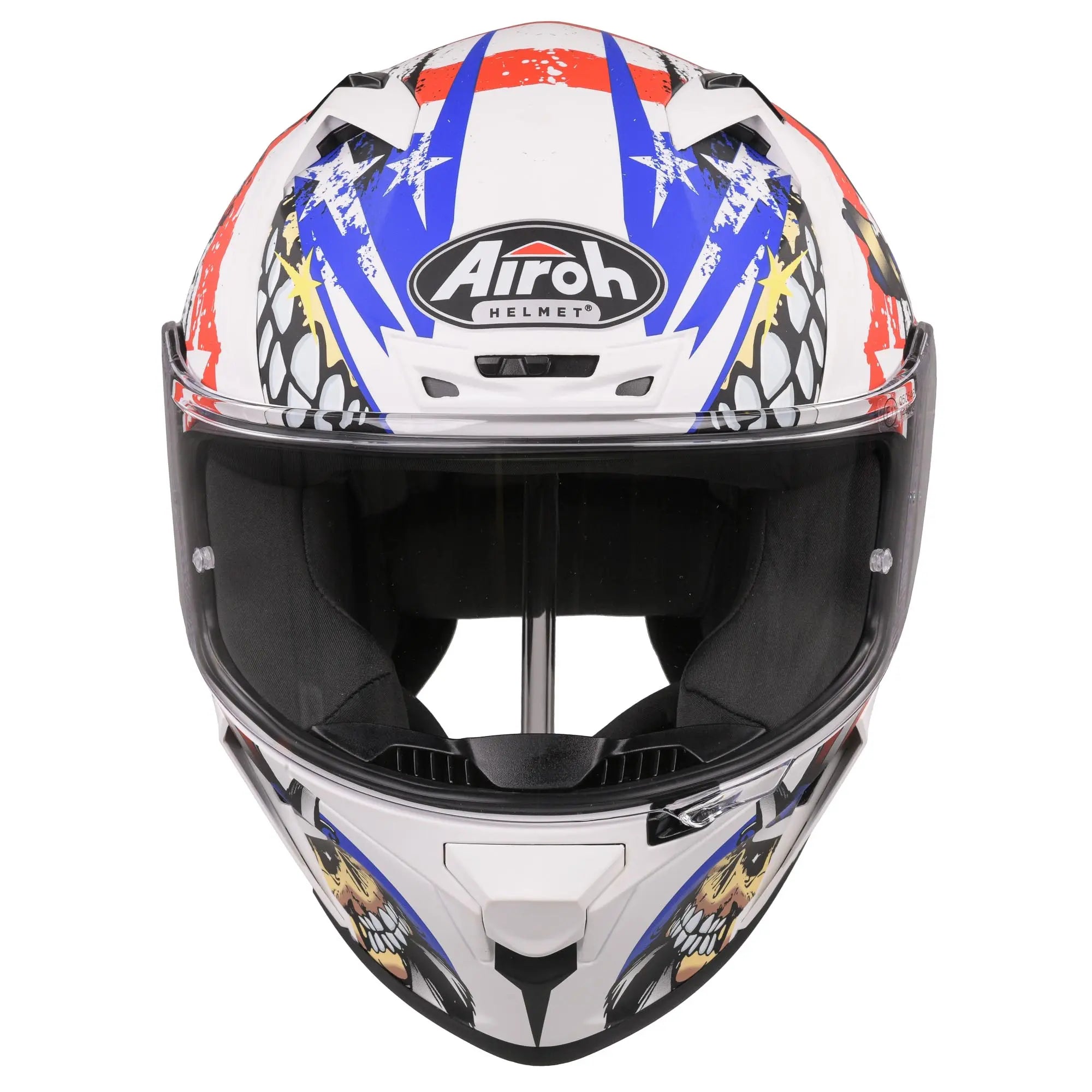Airoh Valor Full Face Helmet Matt Uncle Sam - FREE UK Shipping, FREE 365 Day Returns | Moto Central