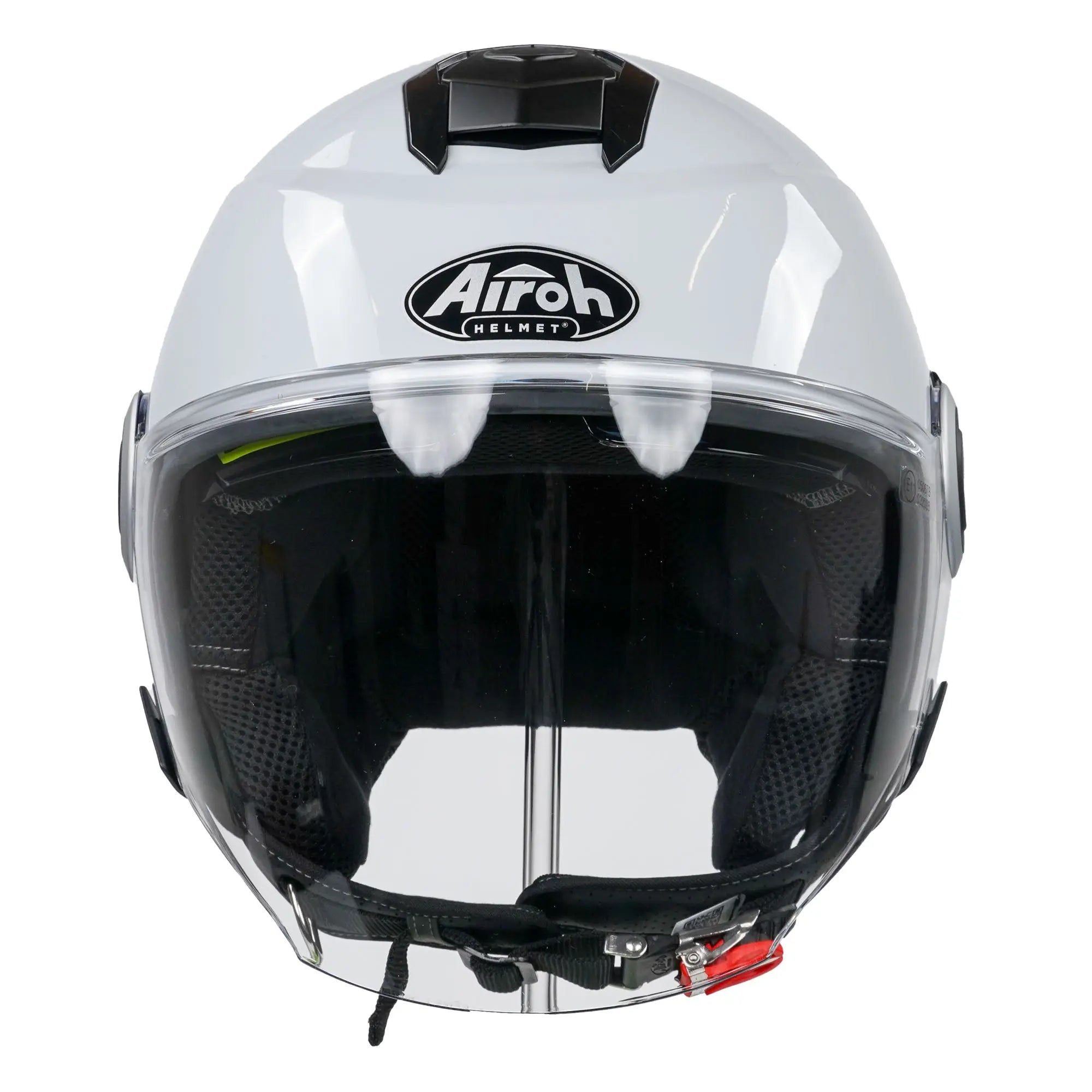 Airoh Helios Jet Open Face Helmet Gloss Concrete Grey - FREE UK Shipping, FREE 365 Day Returns | Moto Central