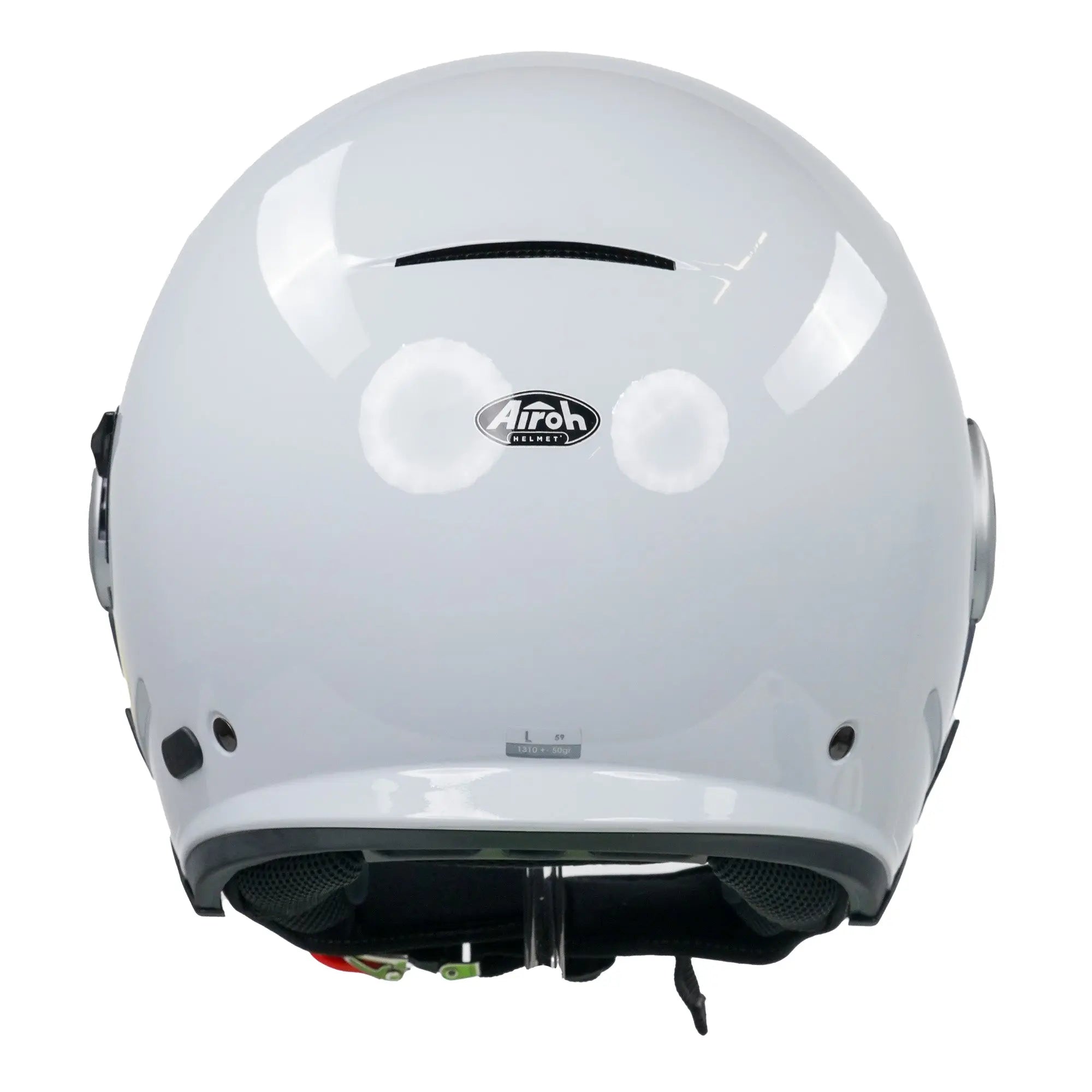 Airoh Helios Jet Open Face Helmet Gloss Concrete Grey - FREE UK Shipping, FREE 365 Day Returns | Moto Central