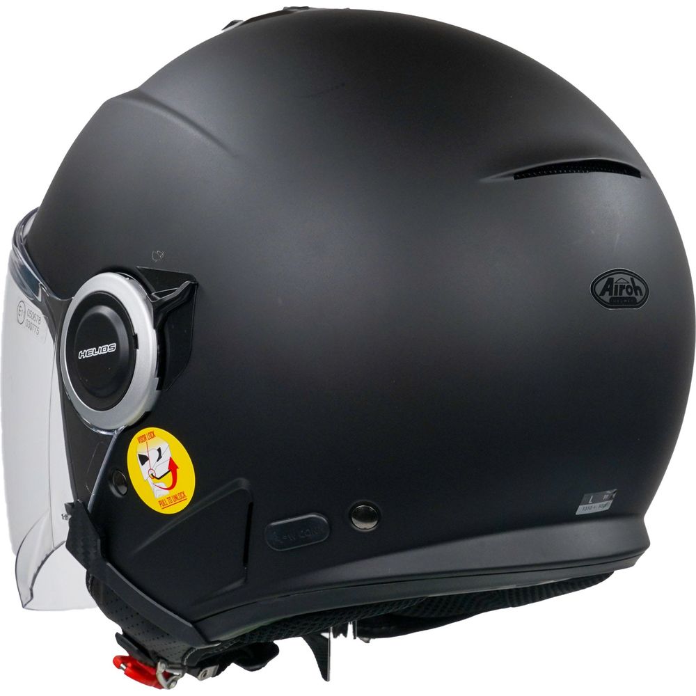 Airoh Helios Jet Helmet Matt Black Vibe