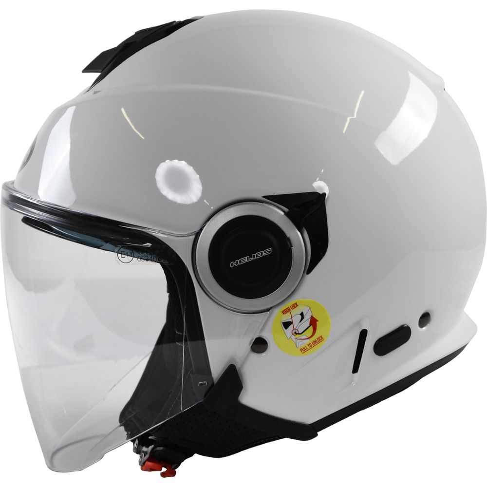 Airoh Helios Jet Helmet Gloss White