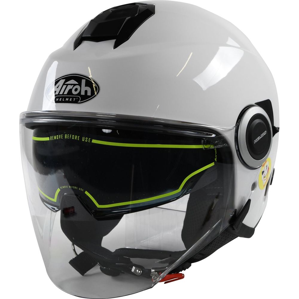 Airoh Helios Jet Helmet Gloss White