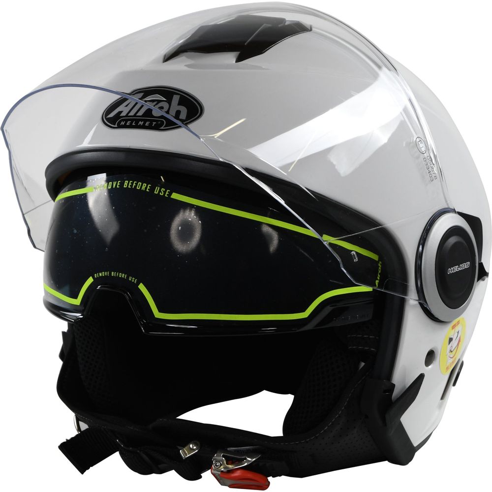Airoh Helios Jet Helmet Gloss White