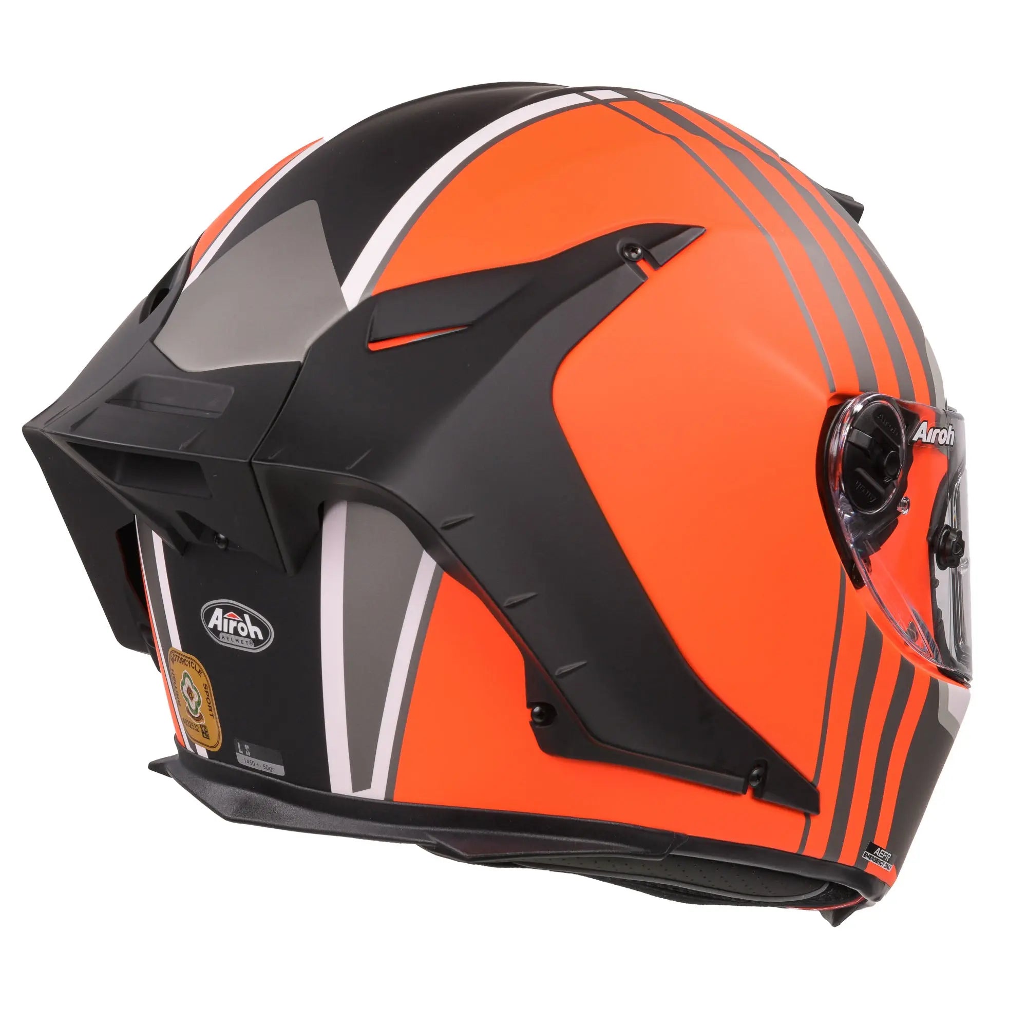 Airoh GP550S Full Face Helmet Matt Skyline Orange - FREE UK Shipping, FREE 365 Day Returns | Moto Central